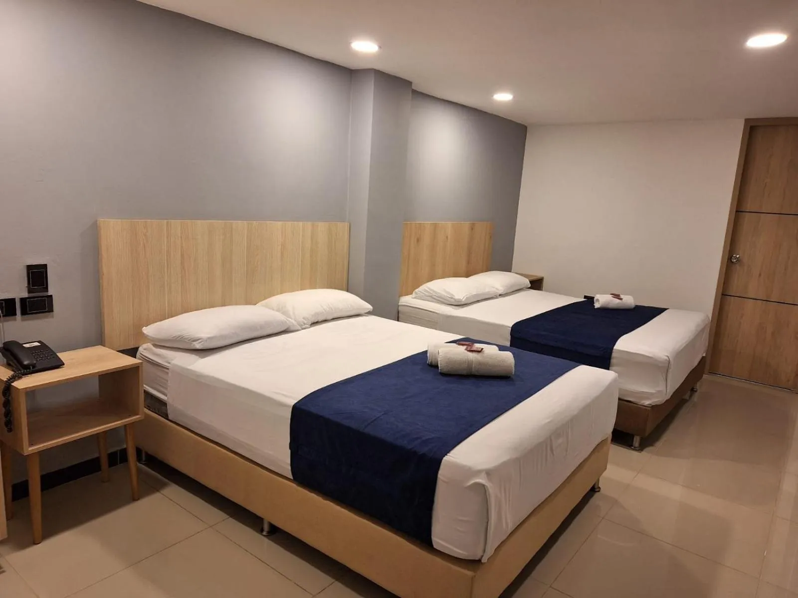 Bed in Hotel Suramericana