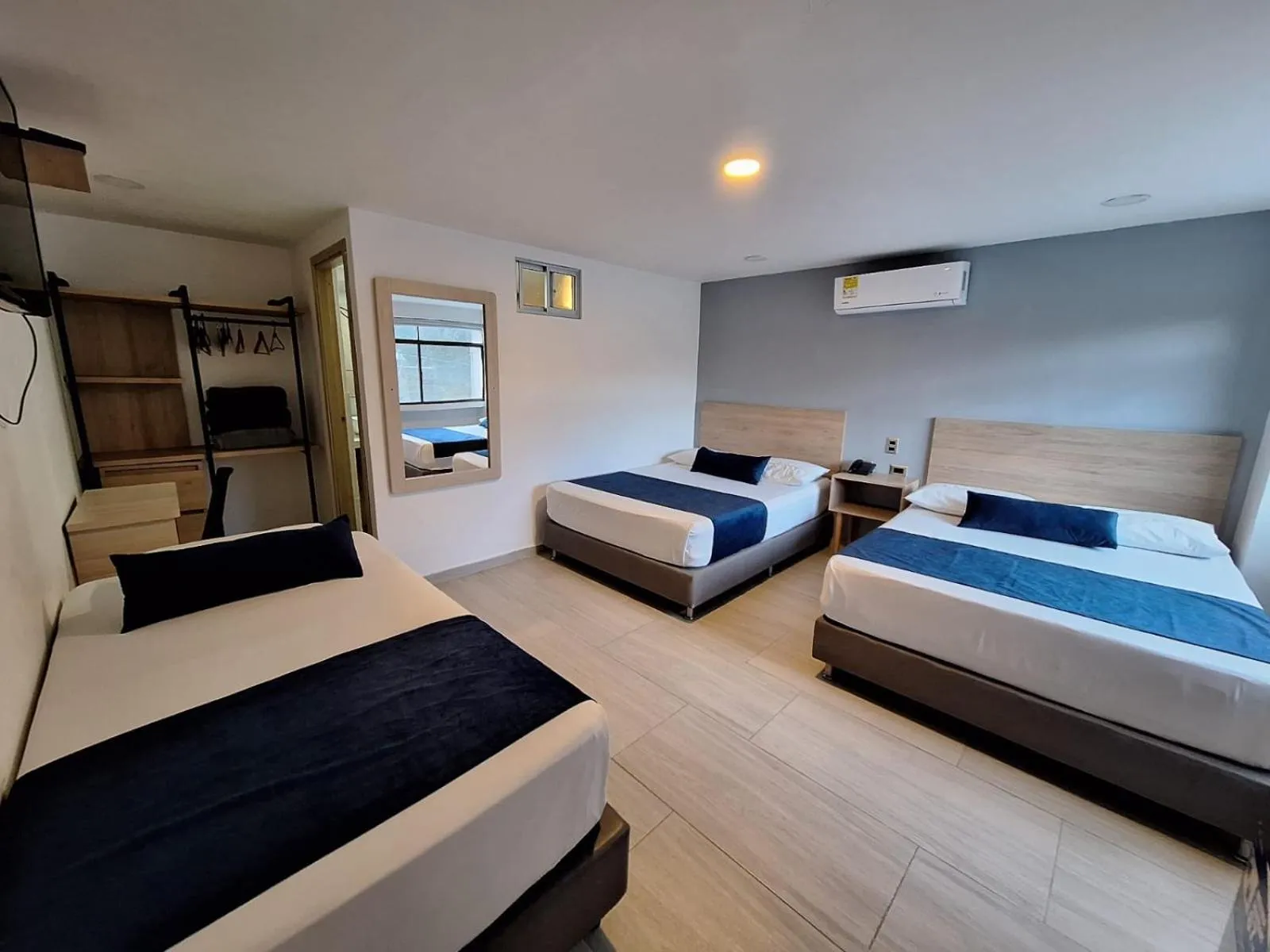 Bed in Hotel Suramericana