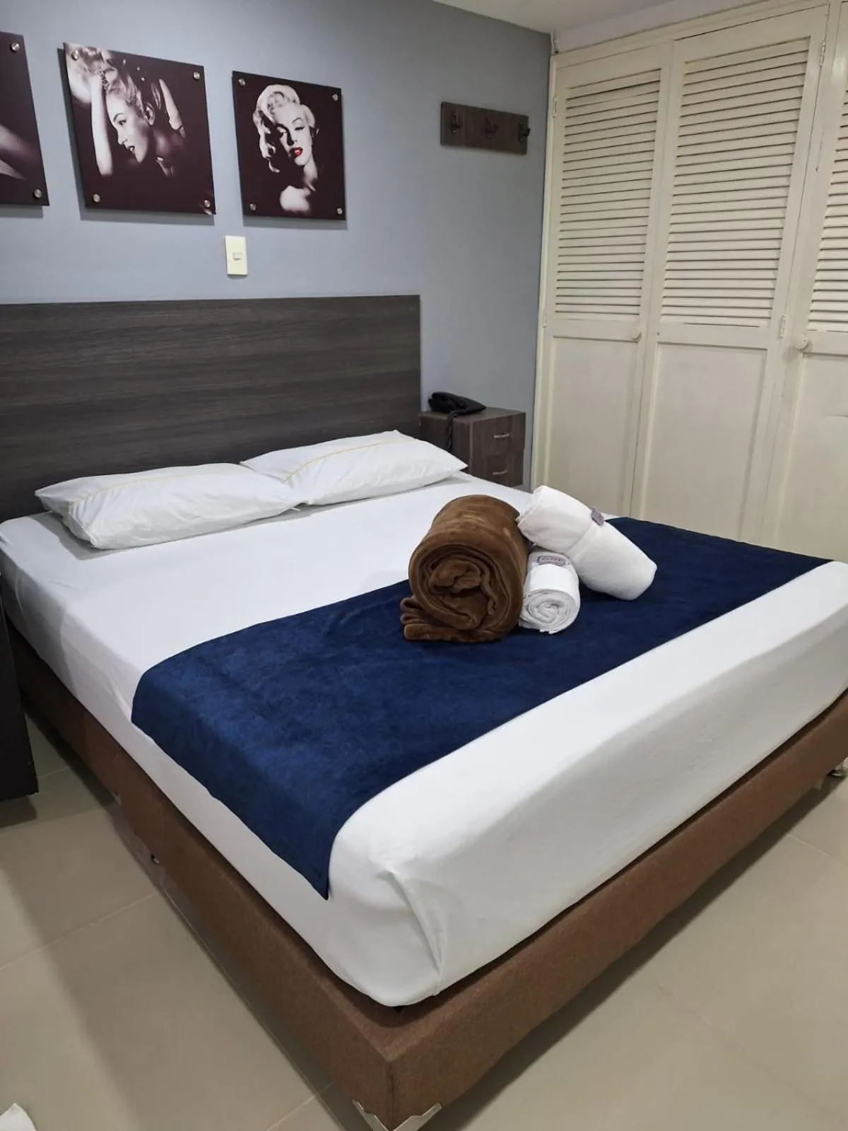 Bed in Hotel Suramericana