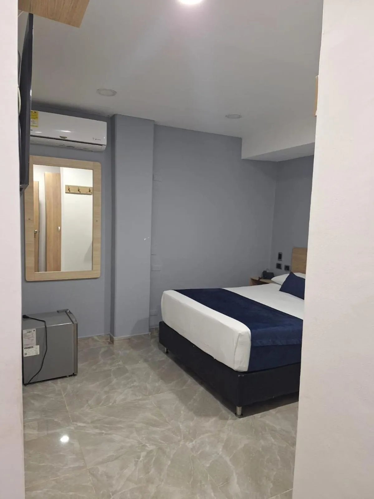 Bed in Hotel Suramericana