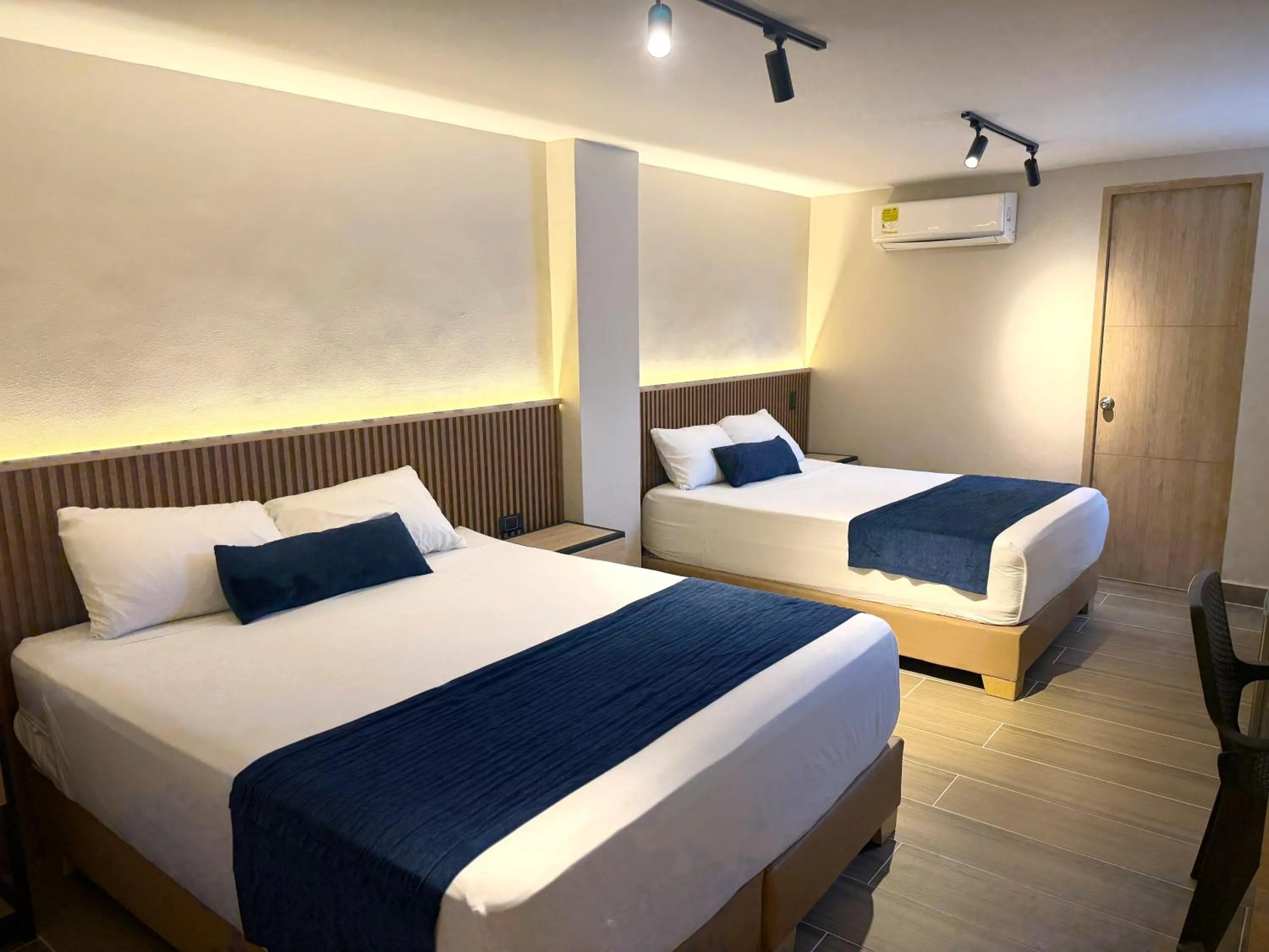 Bed in Hotel Suramericana