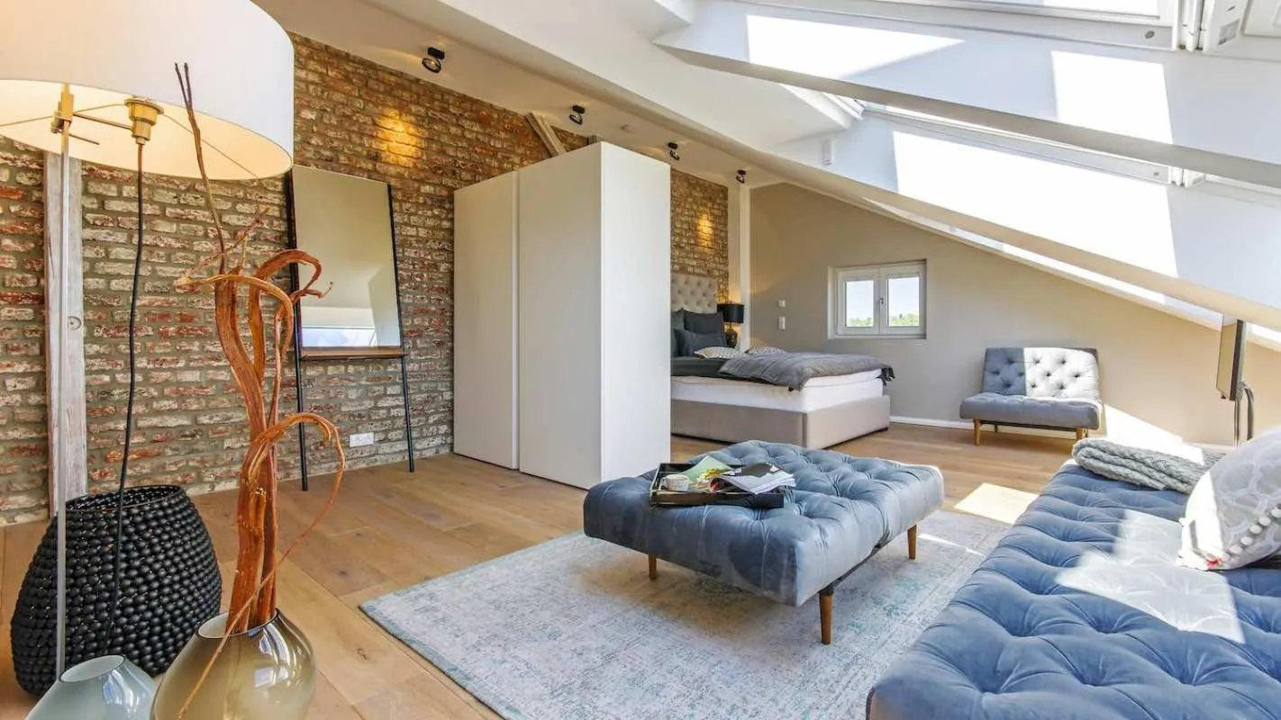 Living room in Refugium de Luxe Messe-Deutz