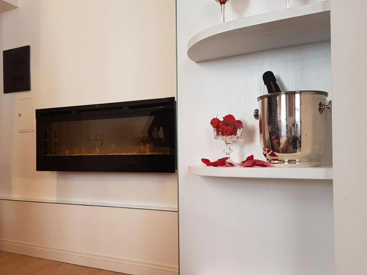 fireplace in Excellent Trinity Rooms