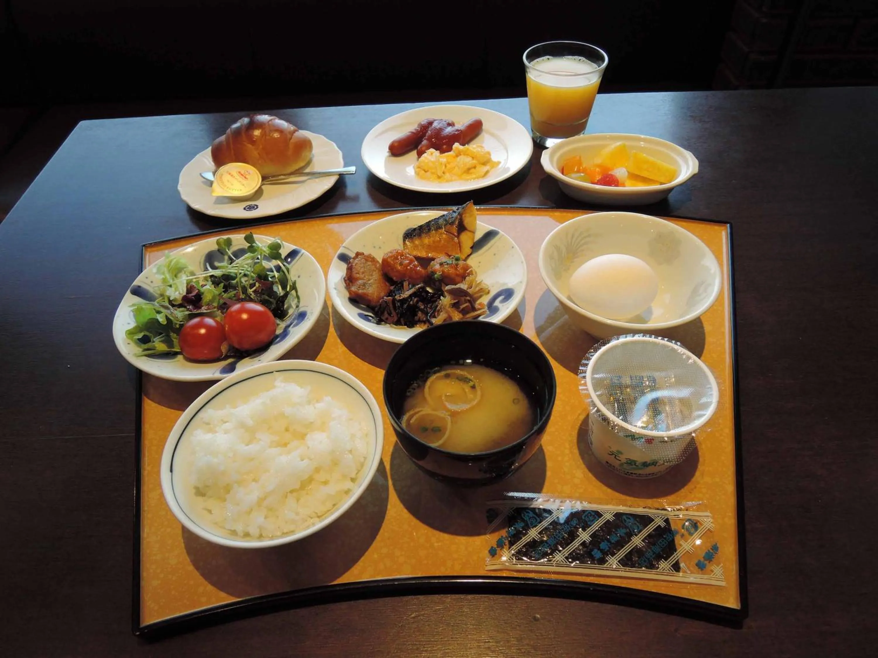 Food close-up in Hotel King