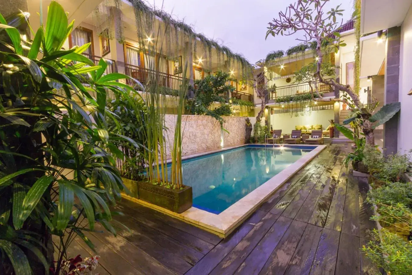 Pool view in Jani's Place Cottage by Purely Pool view in Jani's Place Cottage by Purely