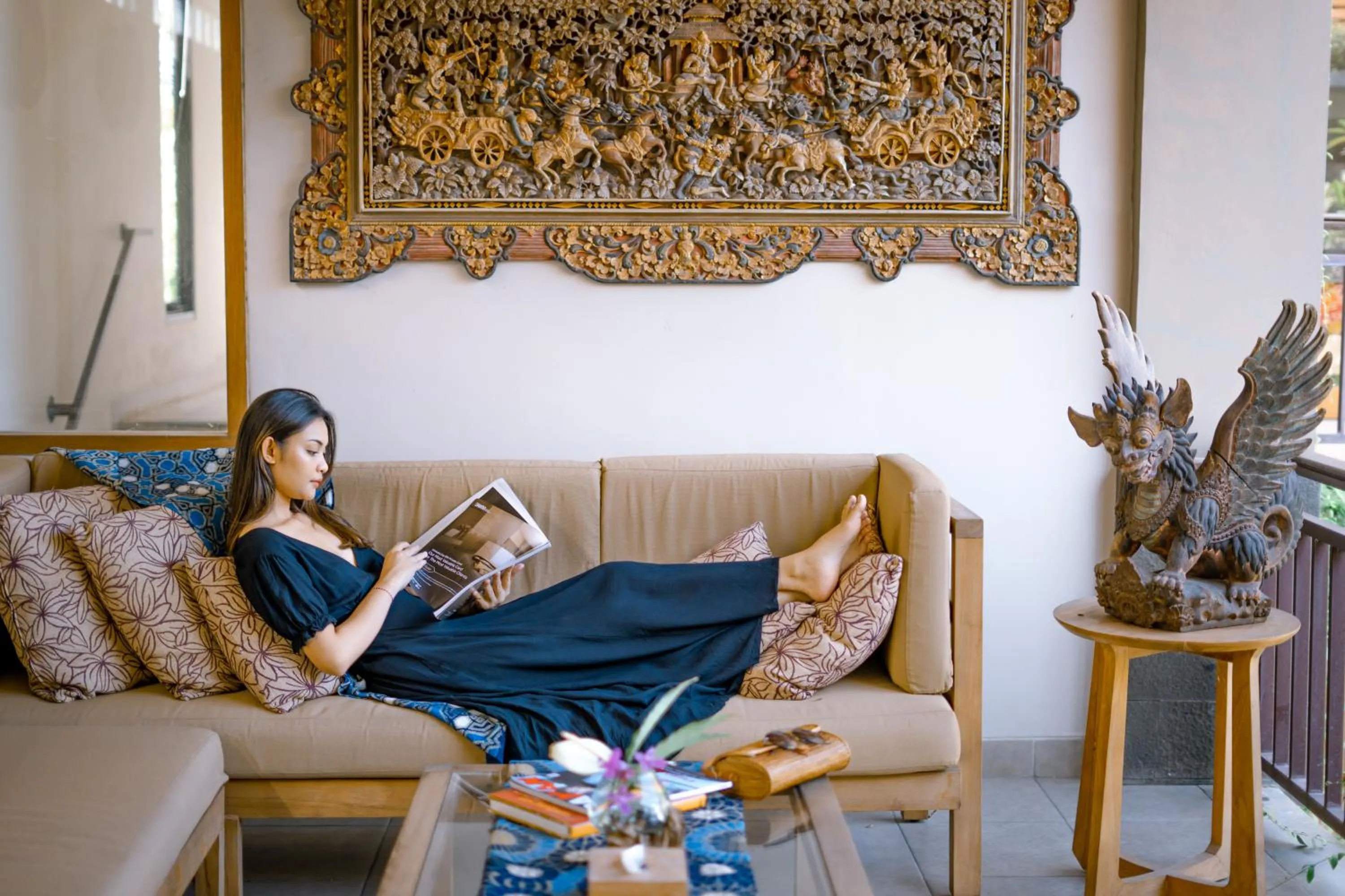 Balcony/Terrace in Jani's Place Cottage by Purely