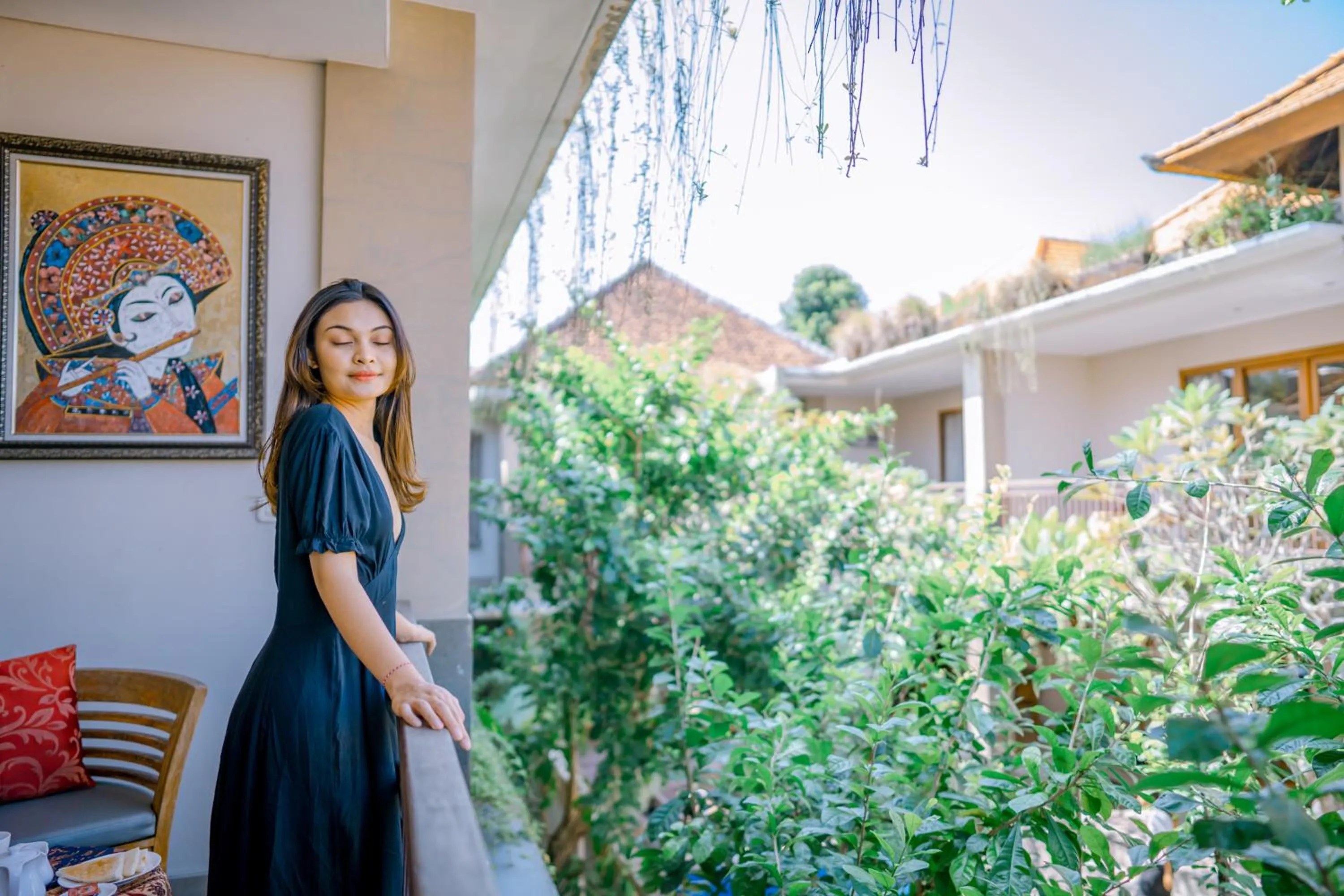 Balcony/Terrace in Jani's Place Cottage by Purely