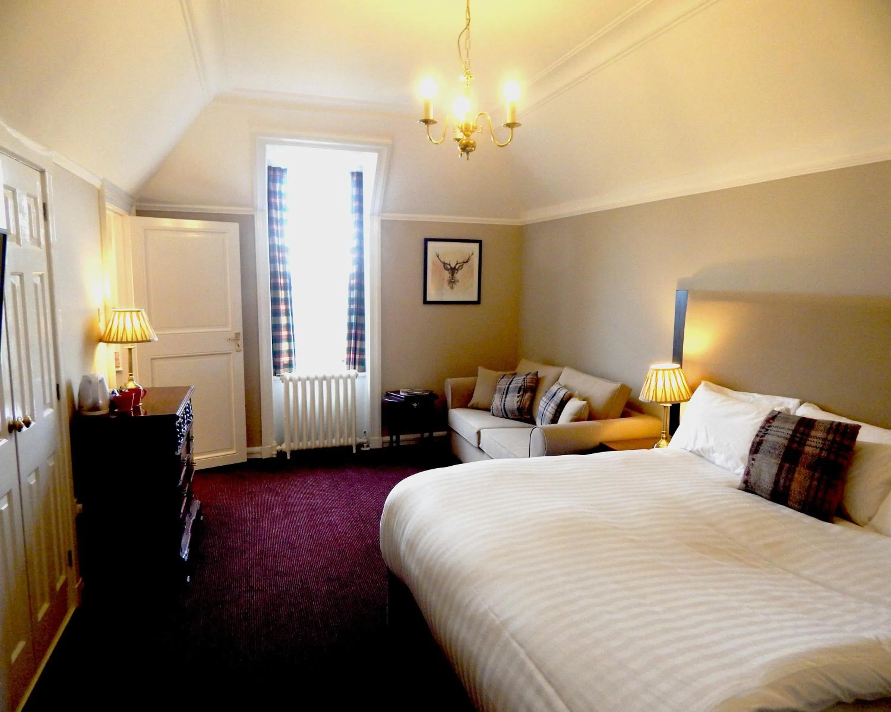 Bedroom, Bed in Tulloch Castle Hotel ‘A Bespoke Hotel’