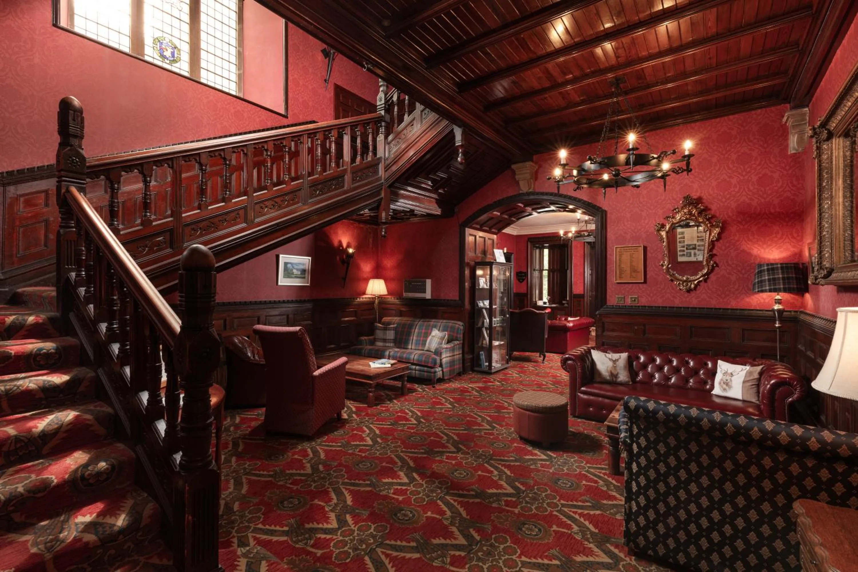 Lounge or bar in Tulloch Castle Hotel ‘A Bespoke Hotel’
