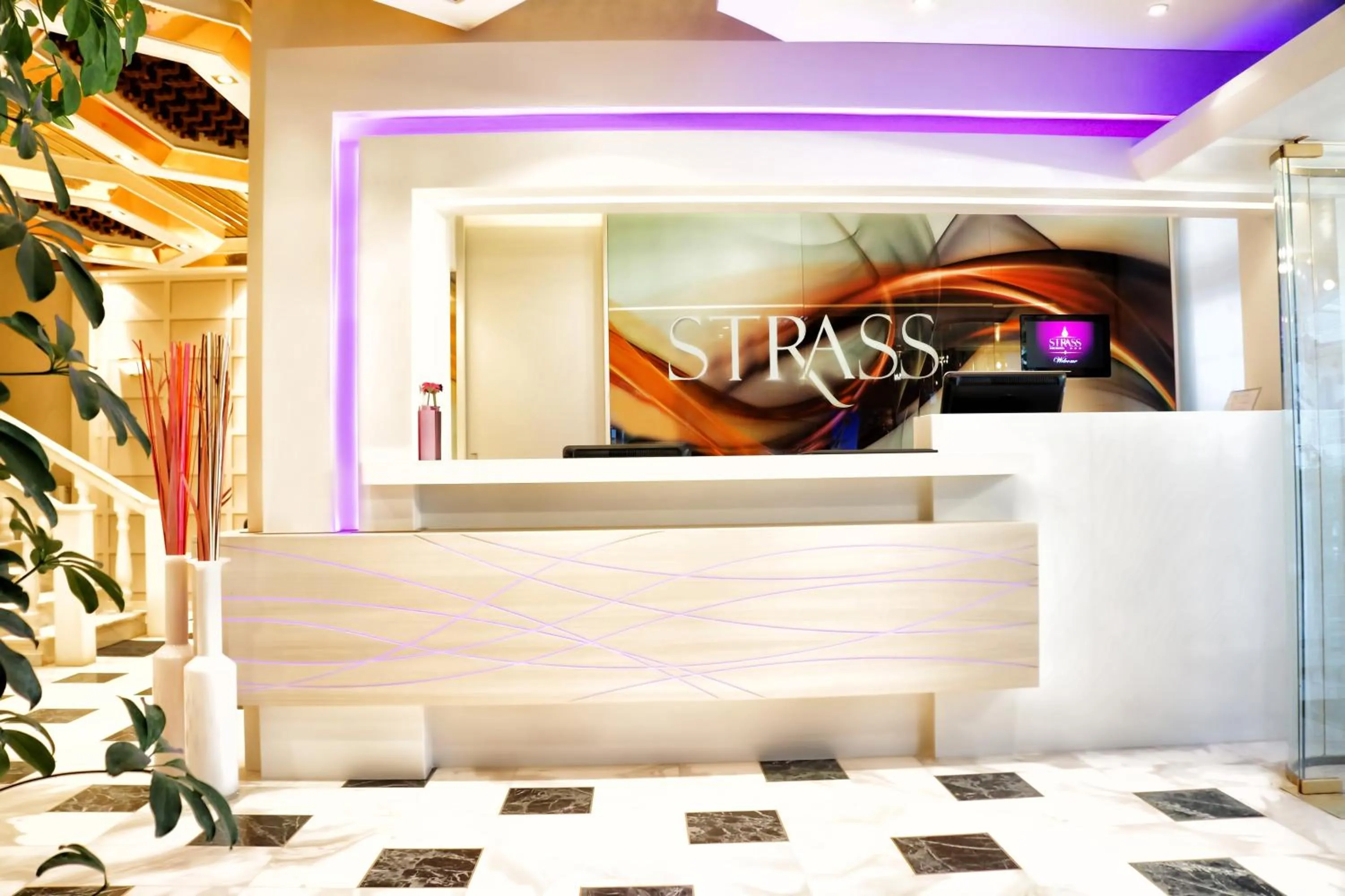 Lobby or reception in Hotel Strass