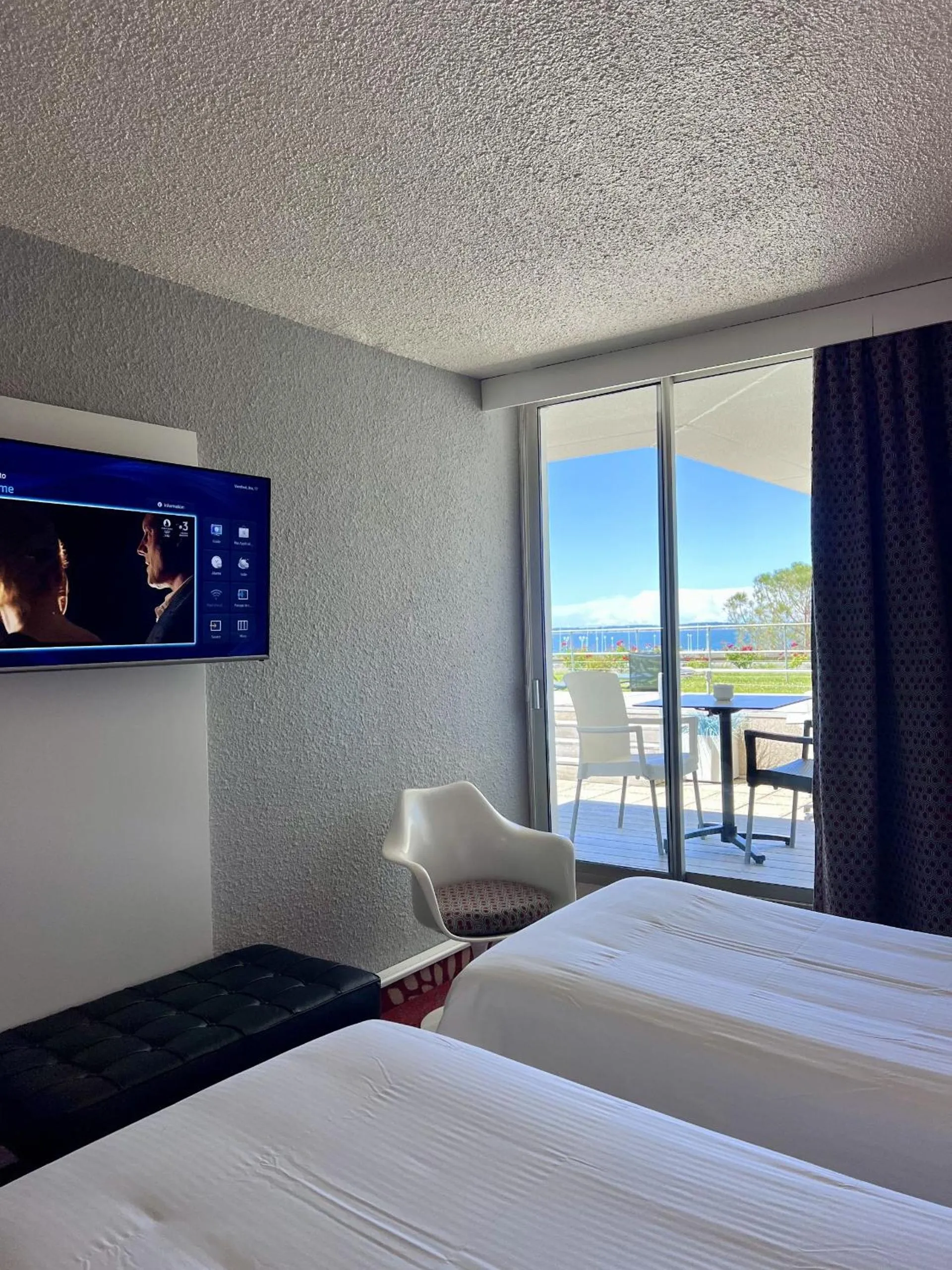 Sea view, Bed in Hôtel Point France