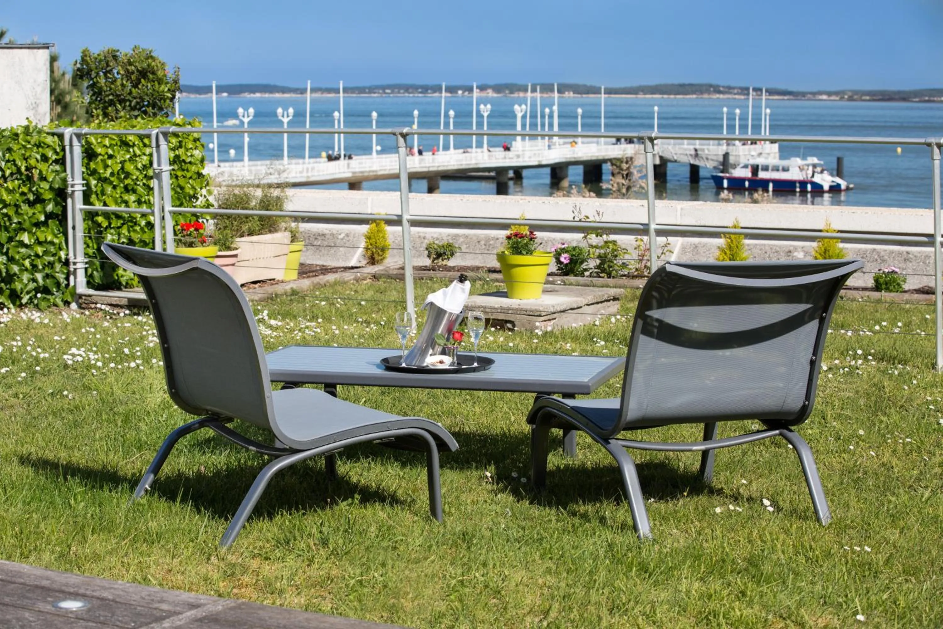 Patio in Hôtel Point France