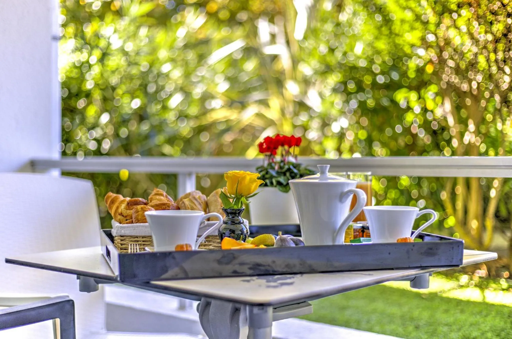 Patio in Hôtel Point France