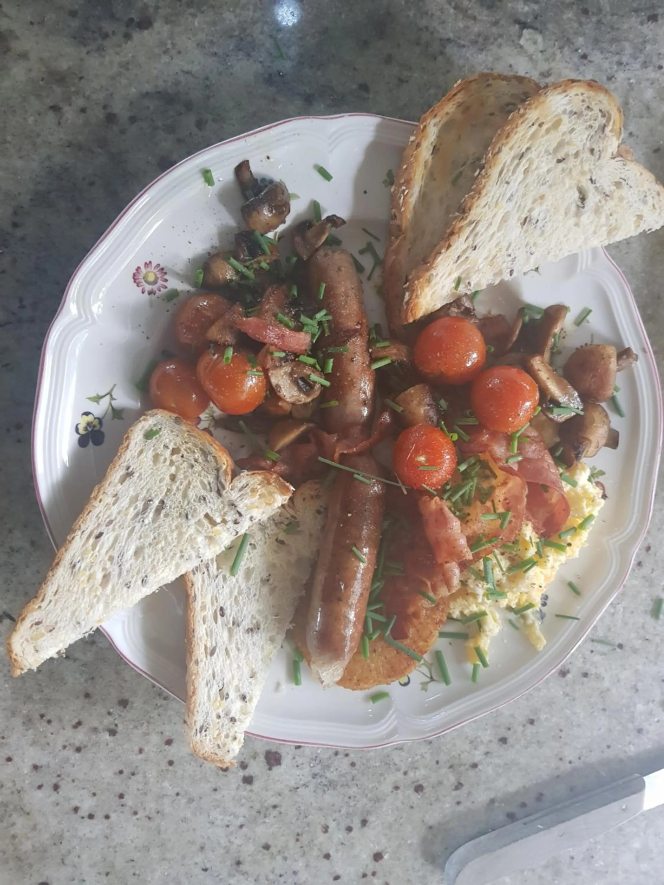 English/Irish breakfast in Fernglen B&B