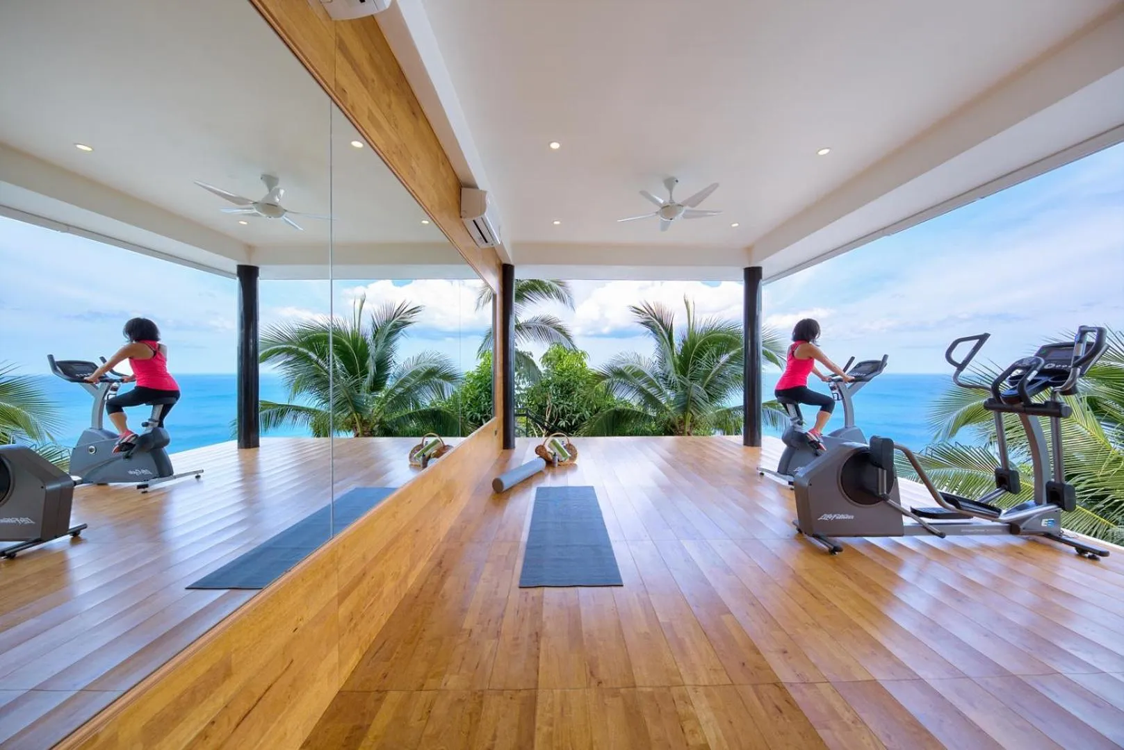 Fitness centre/facilities in Chaweng Peak Villas - Award Winning Luxury Two Villas