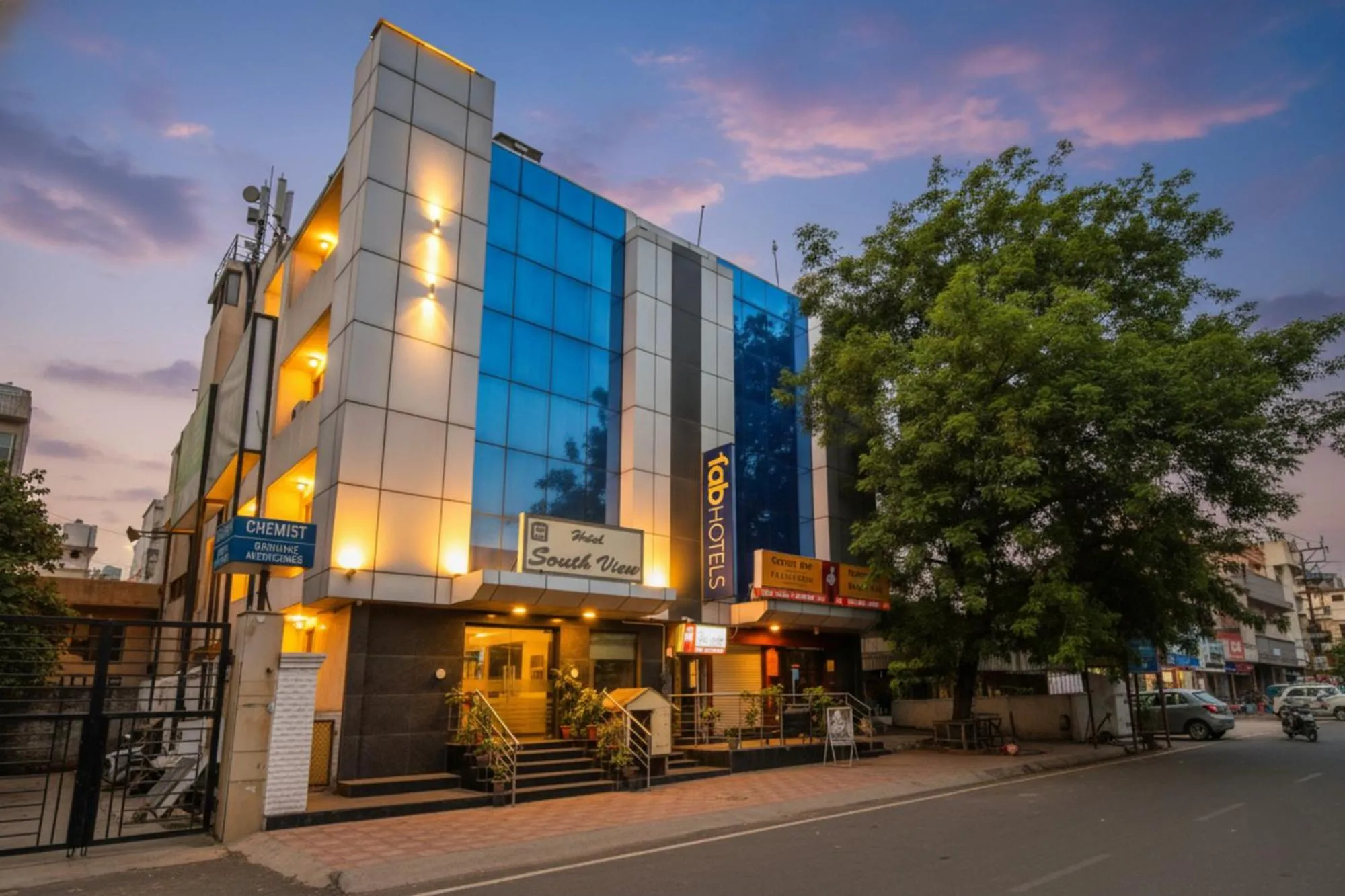 Property building in FabHotel Stay Residency