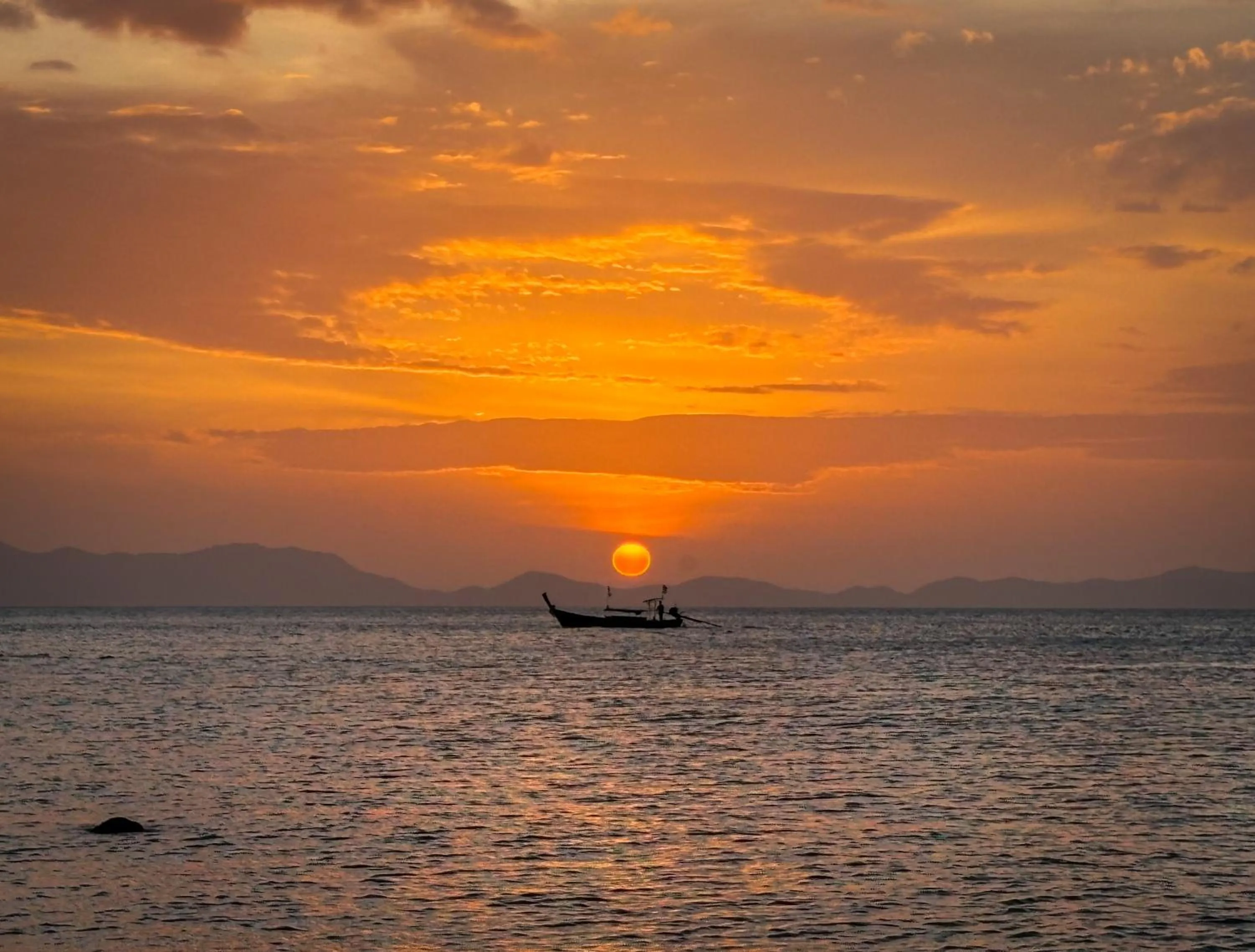 Sunset in Rapala Rock Wood Resort- SHA Plus