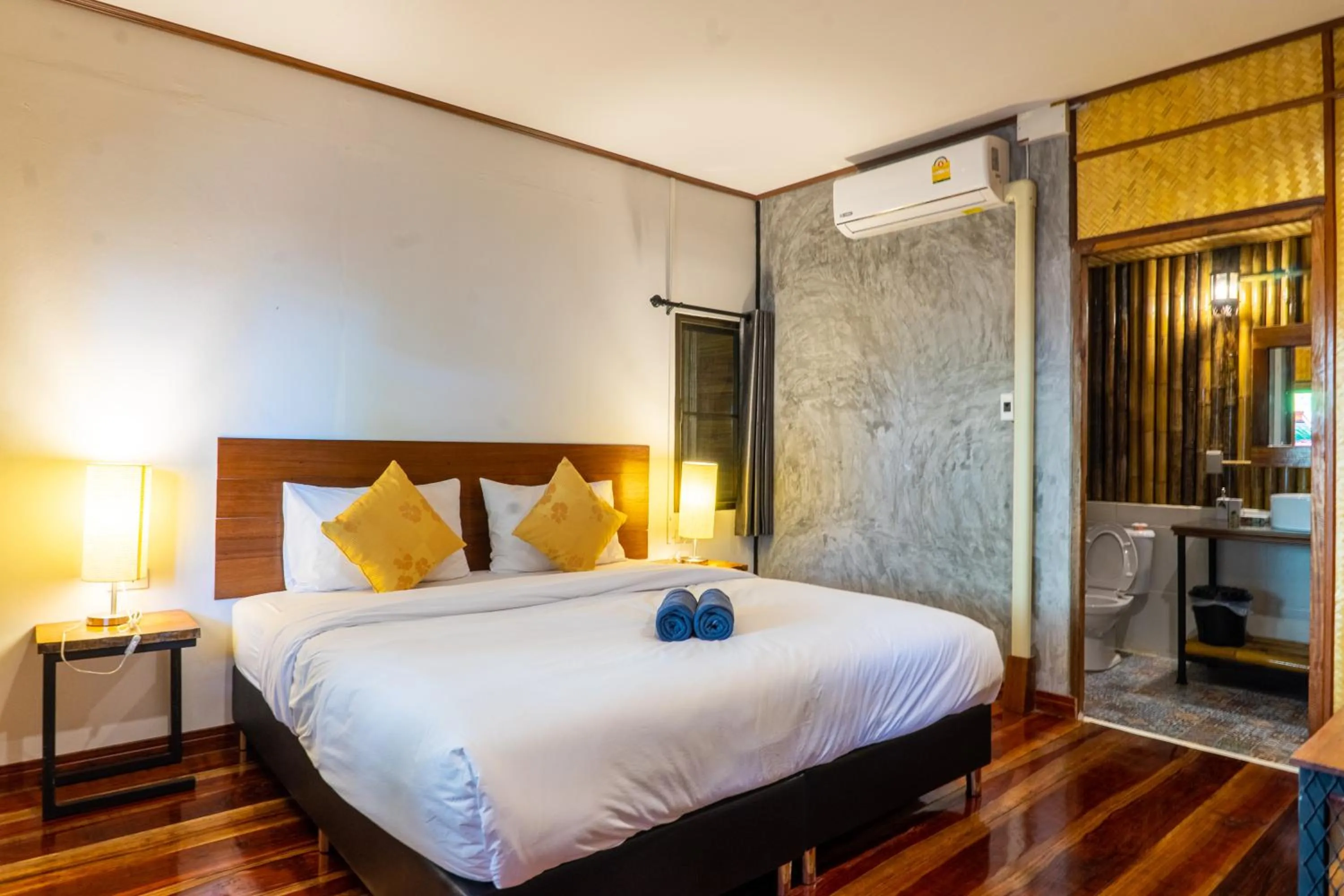 Bed in Rapala Rock Wood Resort- SHA Plus