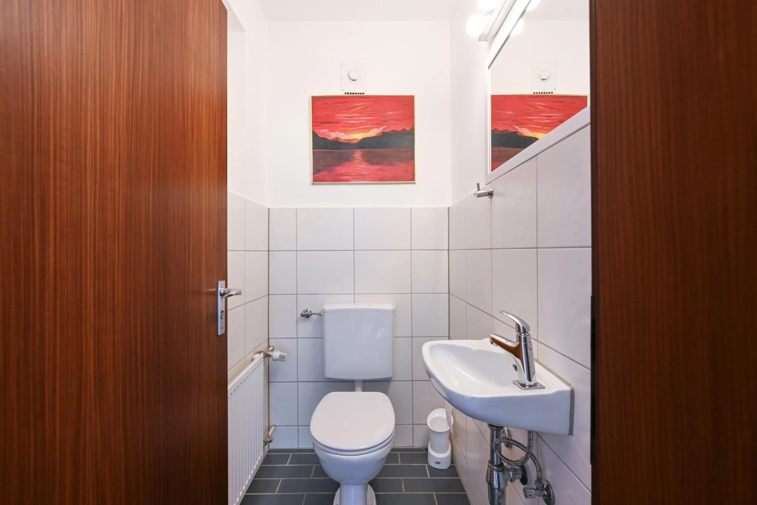 Toilet in Hotel Zum Ritter