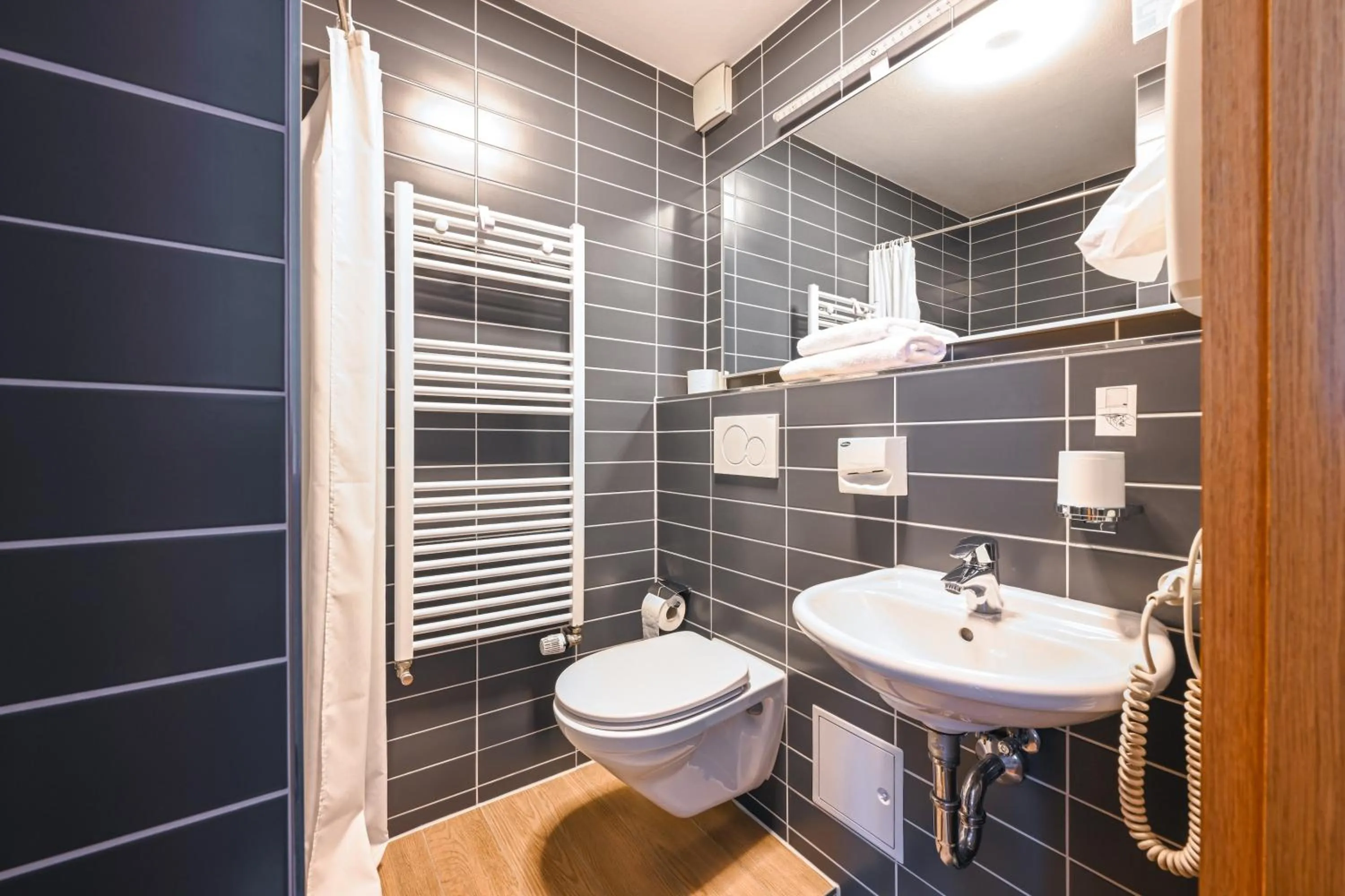 Toilet in Hotel Zum Ritter