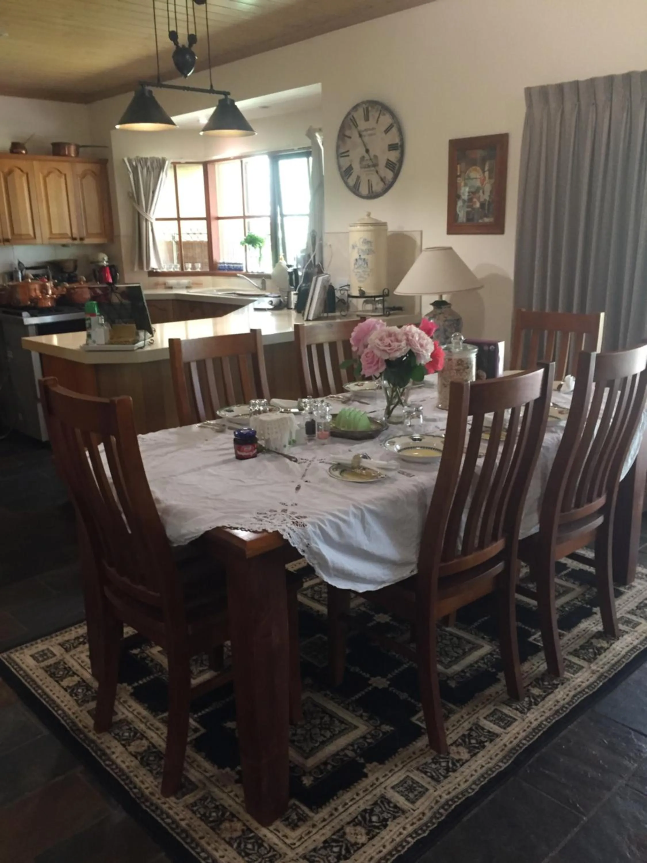 Dining area in Sherwood Park bed and breakfast