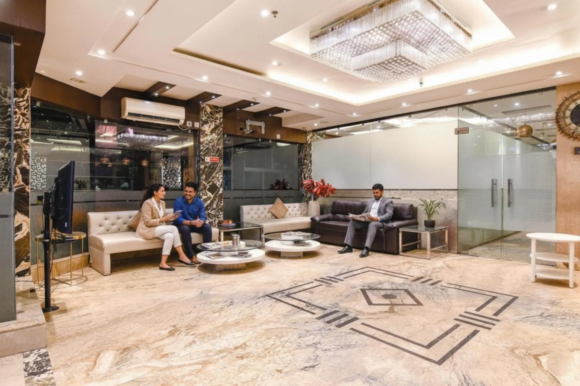 Living room in FabHotel Prime Goodwill