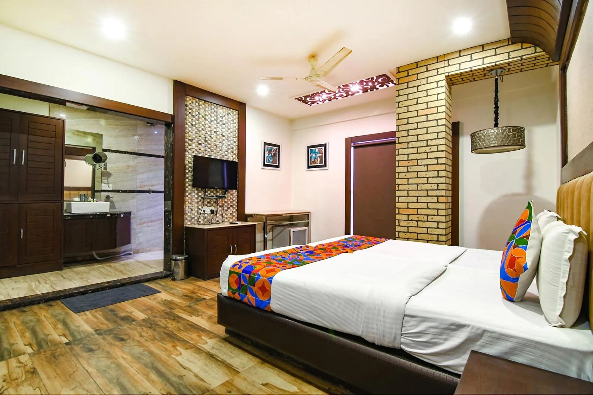Bed in FabHotel Prime Goodwill