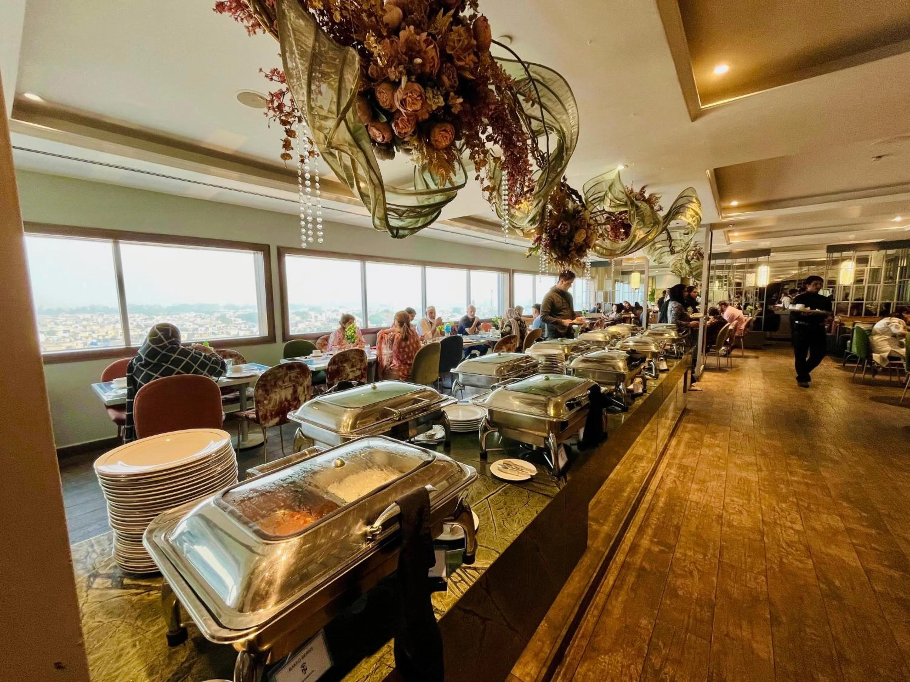 Buffet breakfast in The Nishat Hotel Johar Town