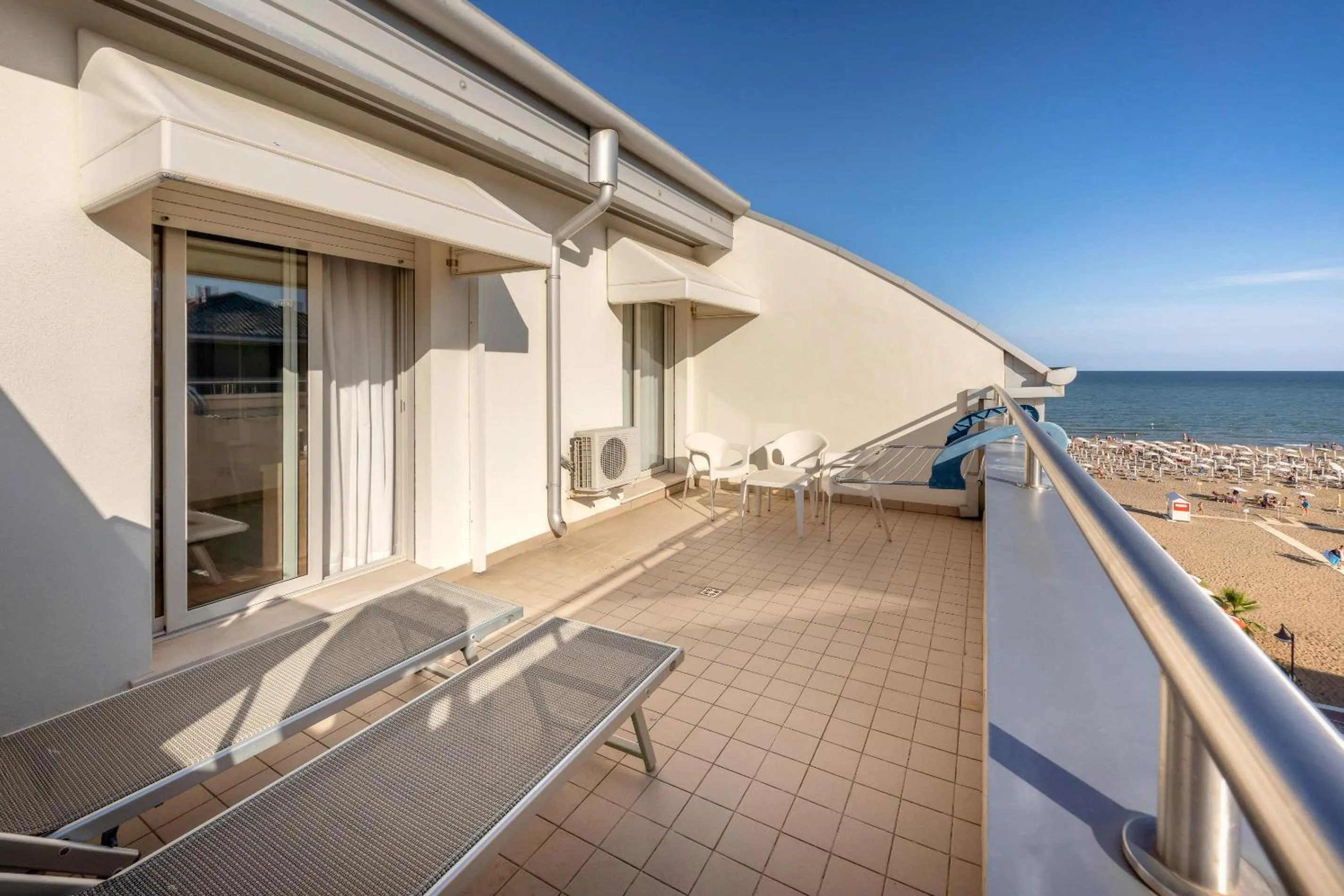 Balcony/Terrace in Hotel Parigi