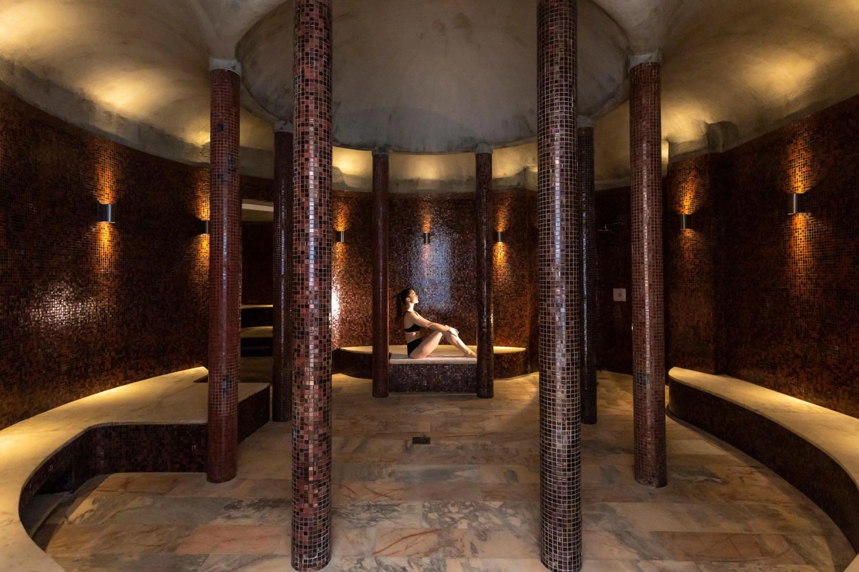 Steam room, Bed in Thalazur Saint Jean de Luz - Hôtel & Spa