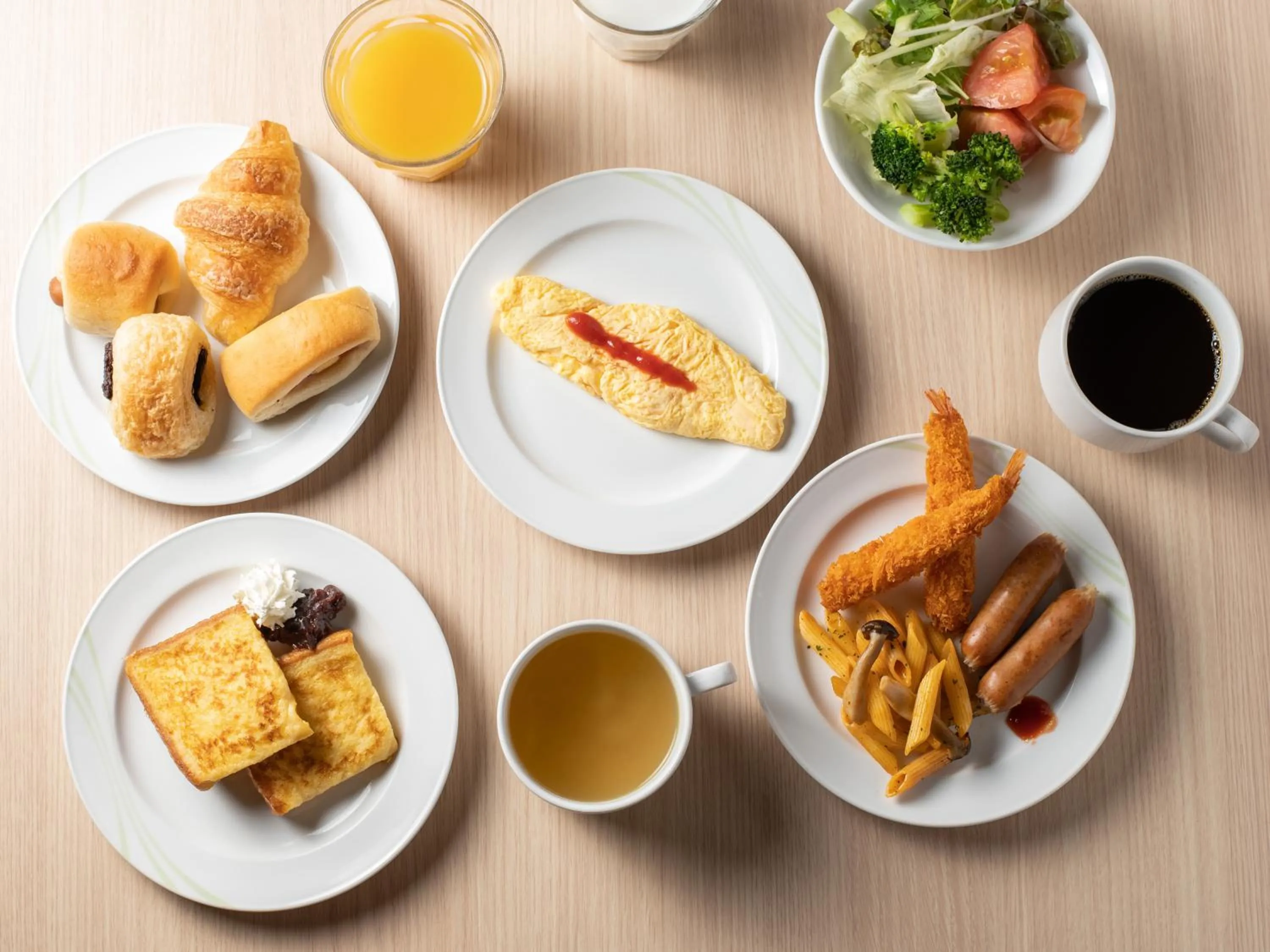 Buffet breakfast in Hotel Vista Nagoya Nishiki