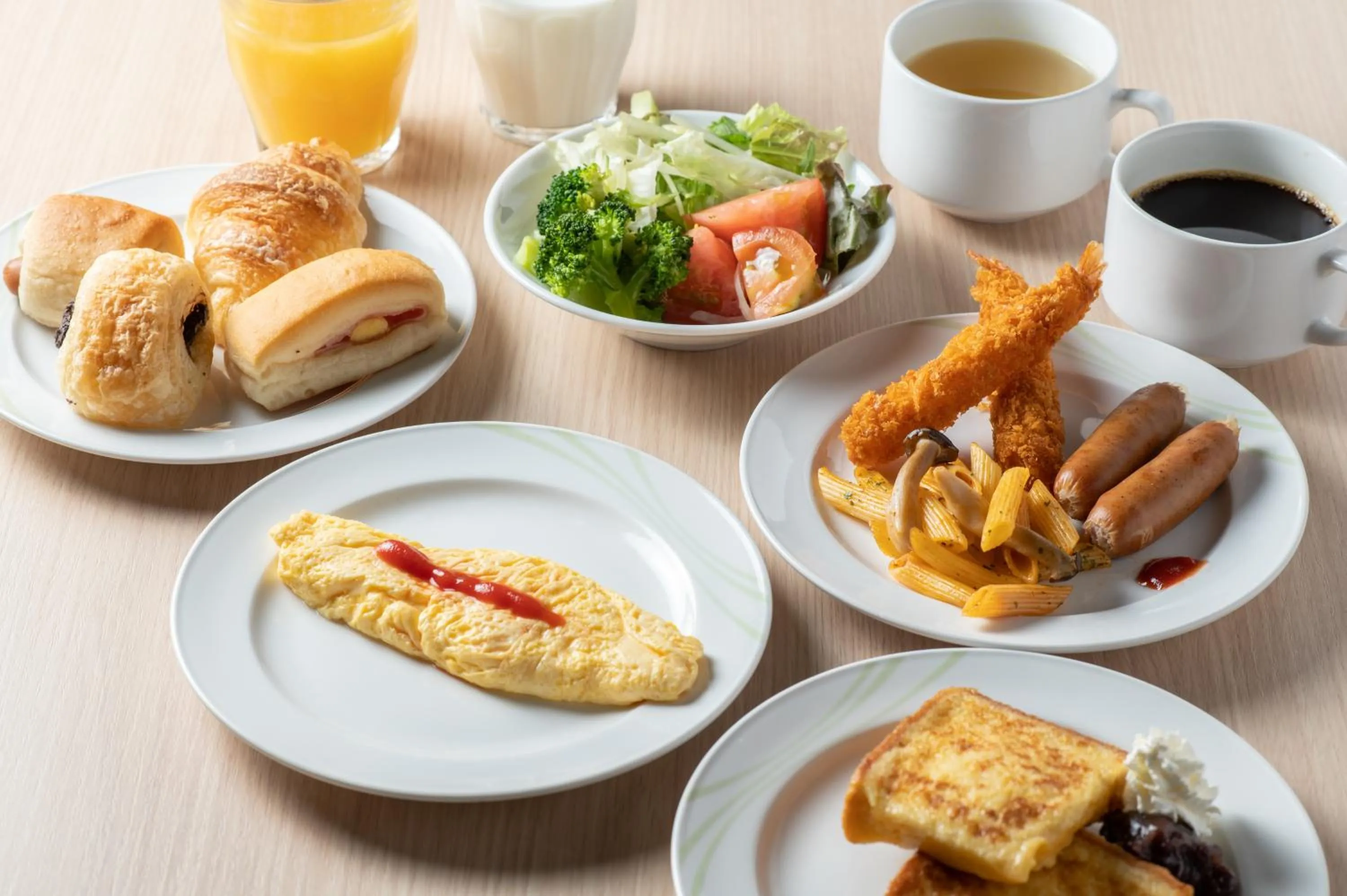 Buffet breakfast in Hotel Vista Nagoya Nishiki
