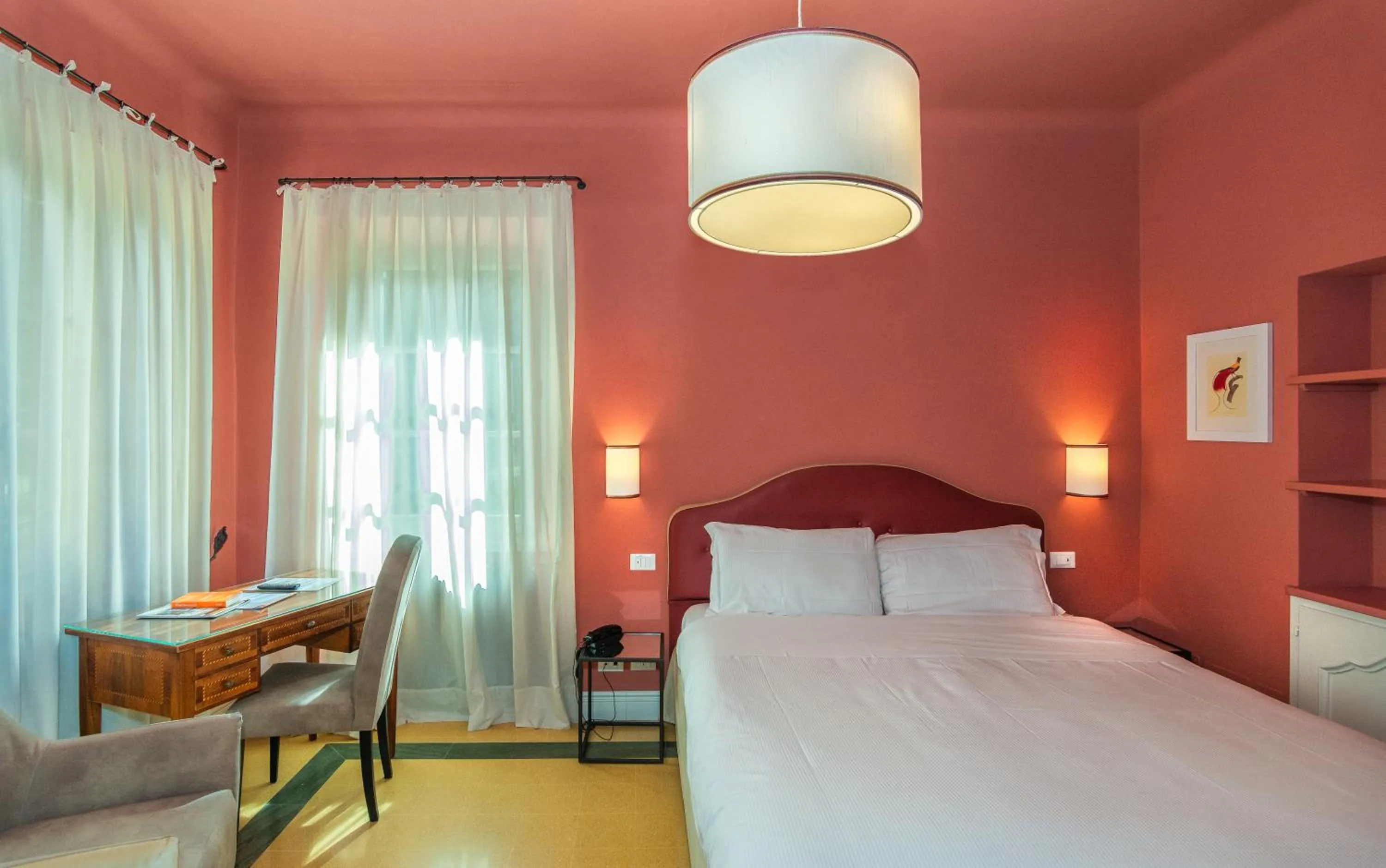 Bed in Hotel Albergo Villa Marta