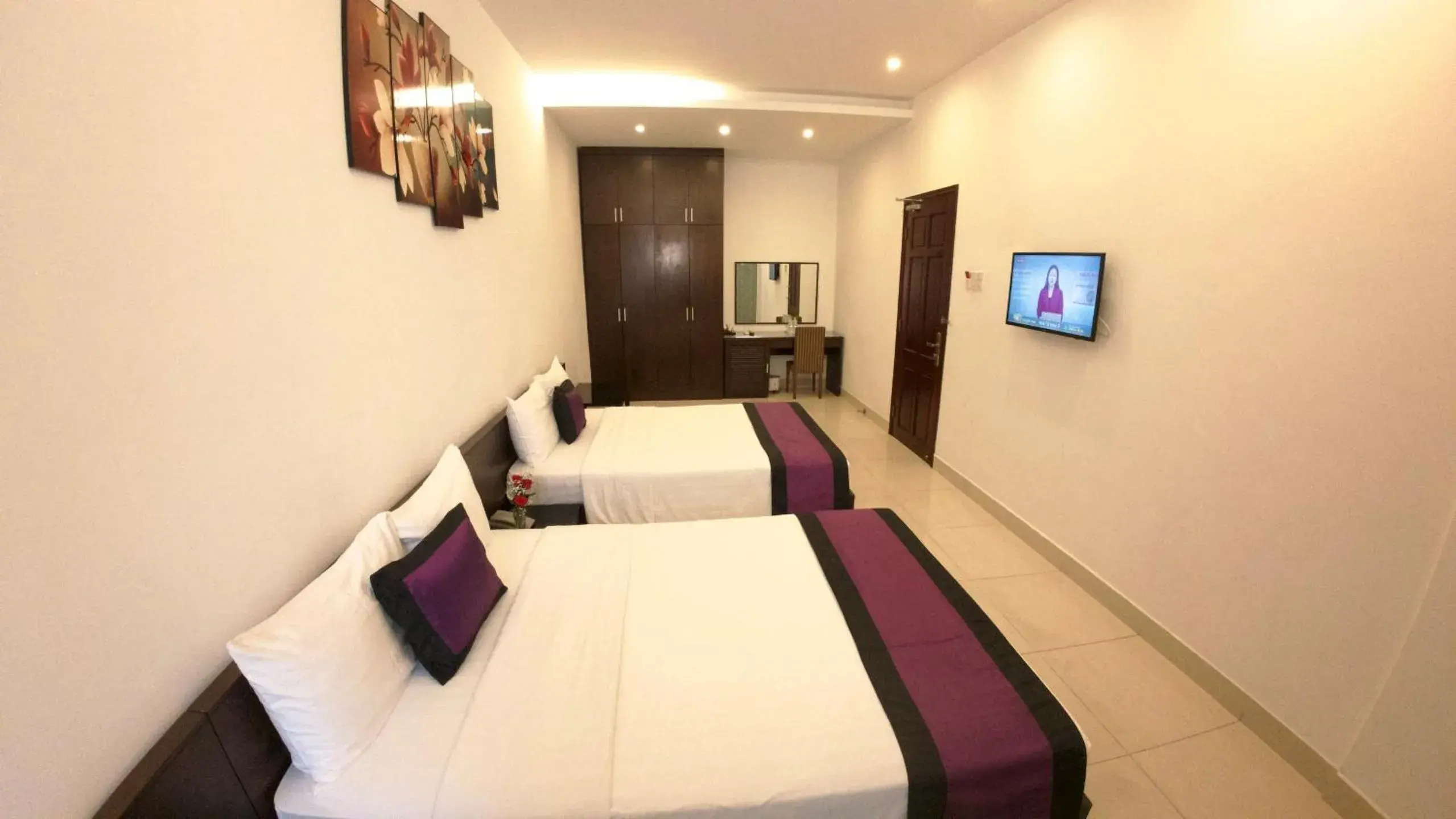 Bed in Ngoc Linh Luxury Hotel Bed in Ngoc Linh Luxury Hotel