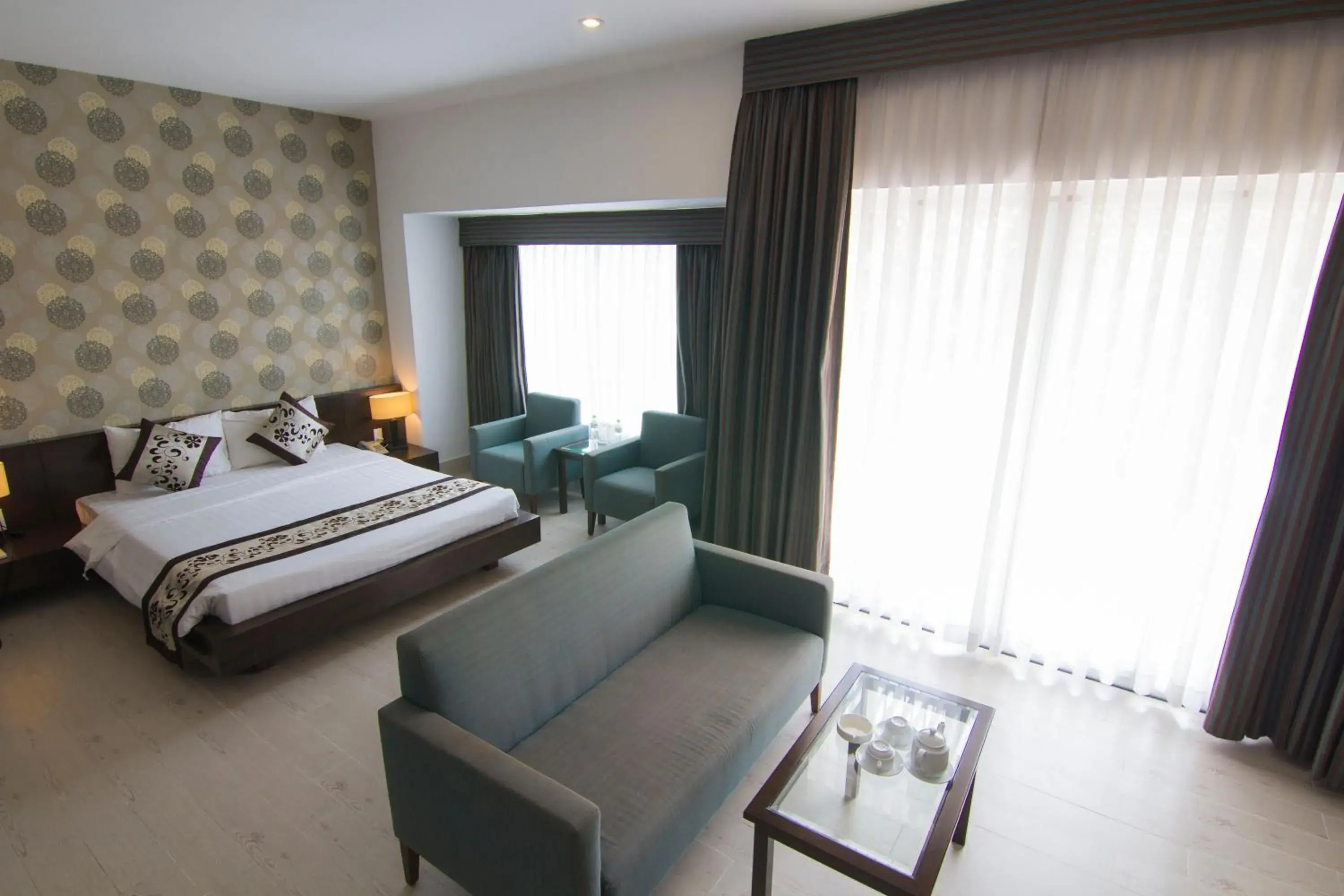 Bed in Ngoc Linh Luxury Hotel Bed in Ngoc Linh Luxury Hotel