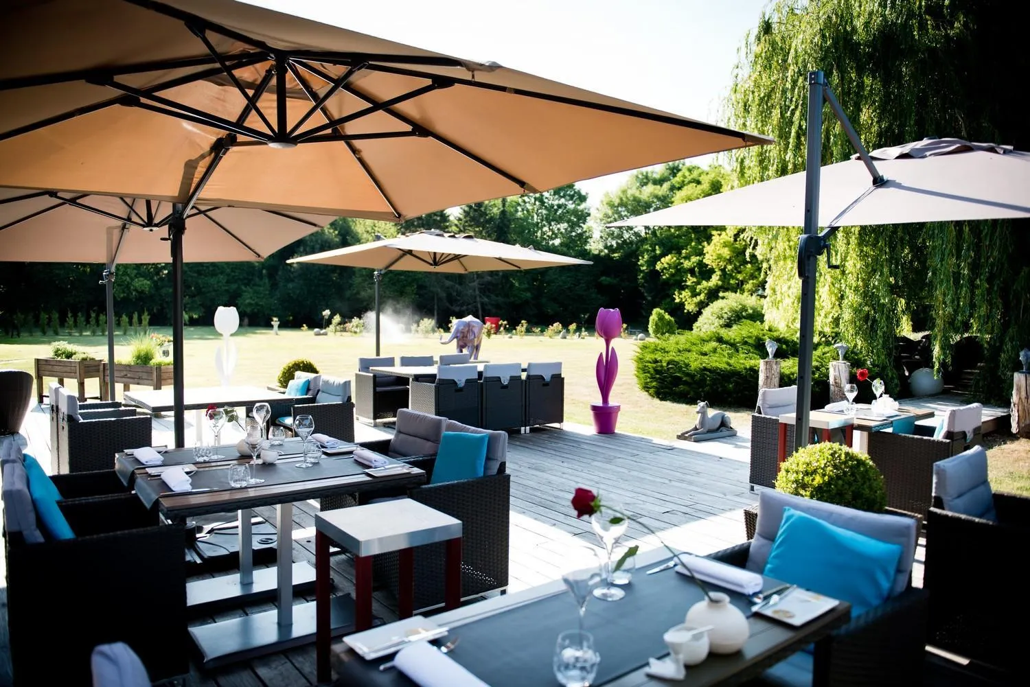 Patio in Domaine De Barive