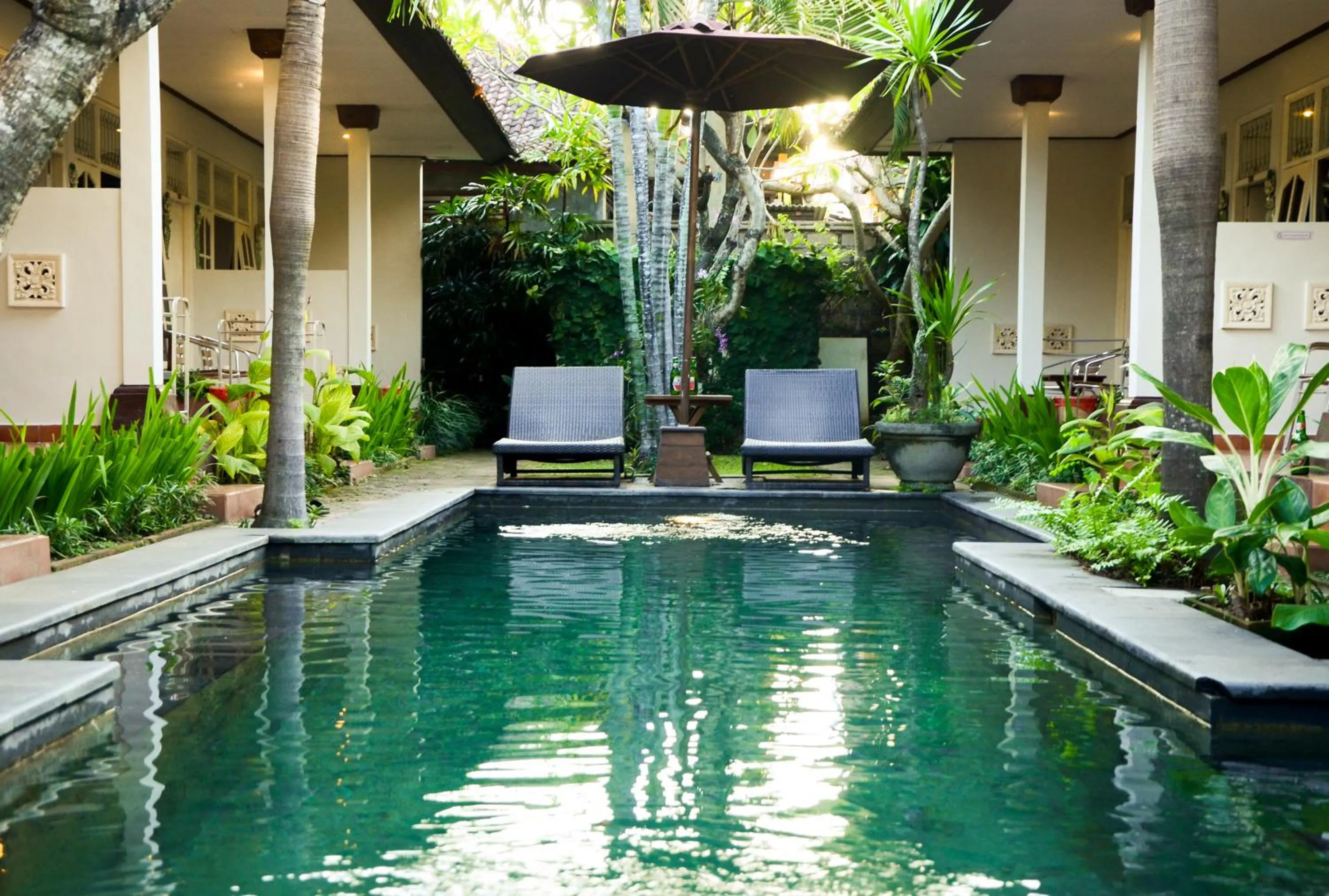 Swimming pool in Little Pond Homestay