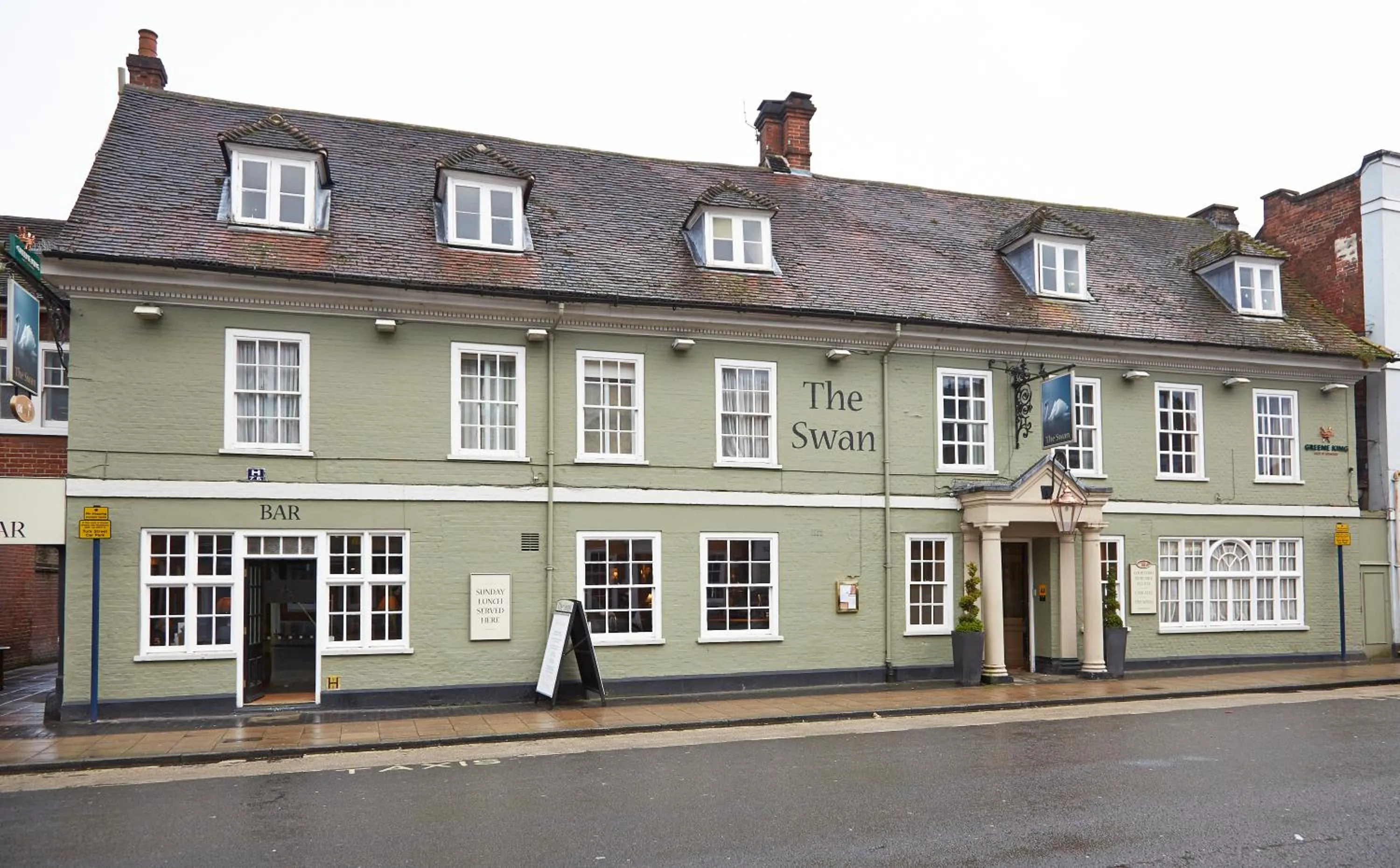 Property building in Swan Hotel by Greene King Inns