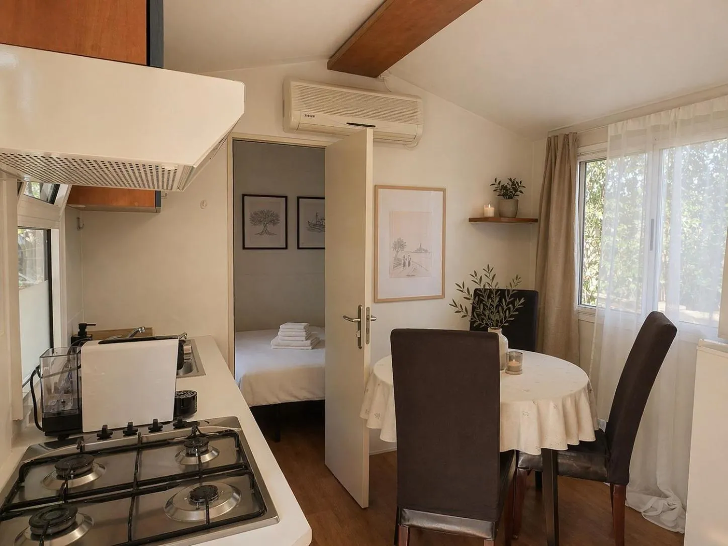 Seating area in Boutique Mobile Homes UlikaRovinj