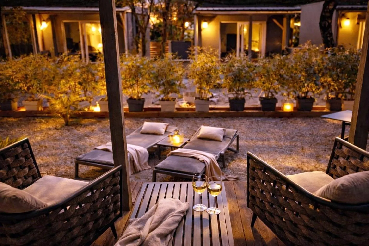 Garden in Boutique Mobile Homes UlikaRovinj