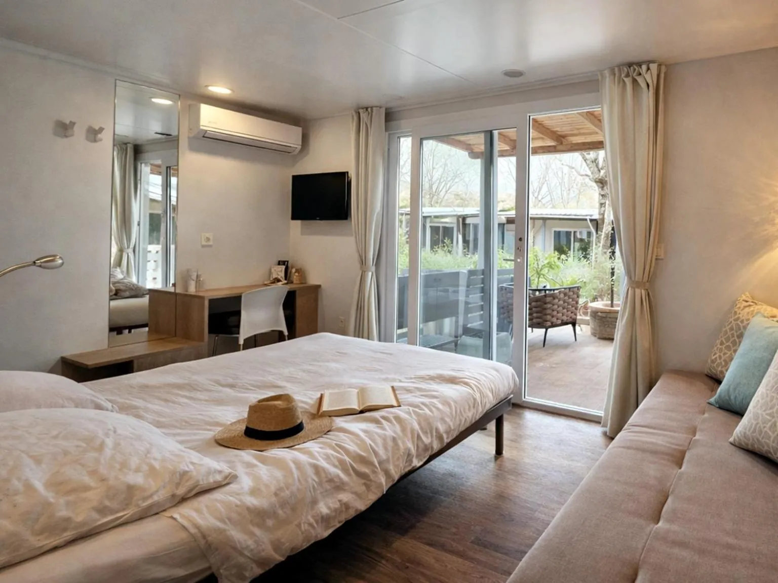 Bed in Boutique Mobile Homes UlikaRovinj