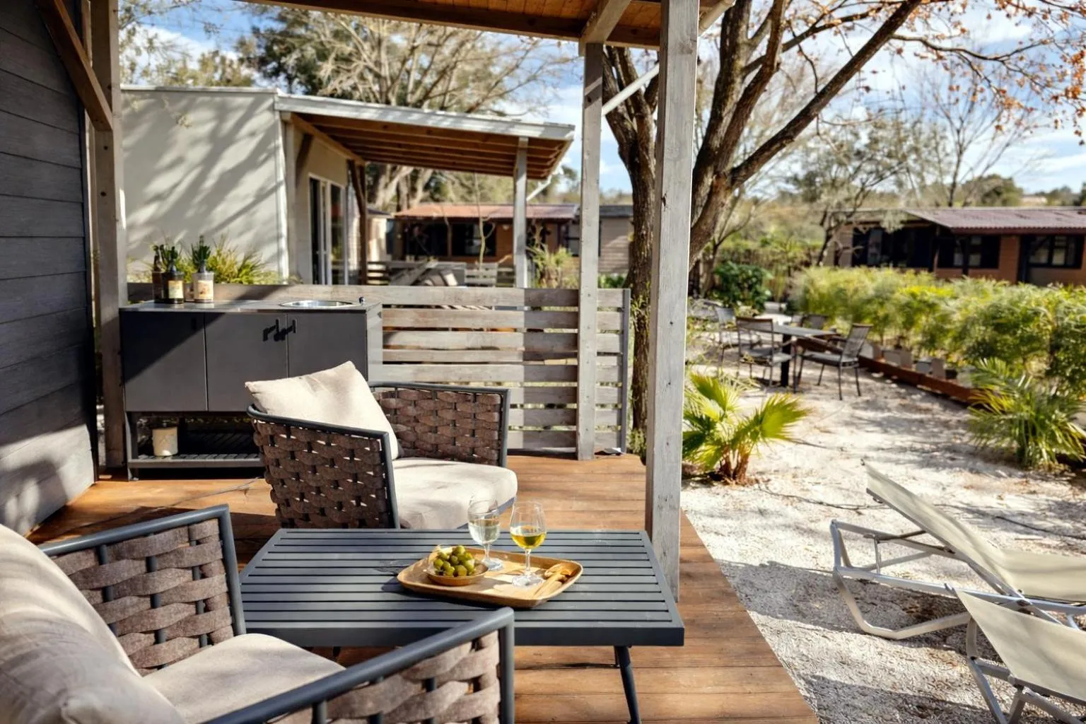 Balcony/Terrace in Boutique Mobile Homes UlikaRovinj