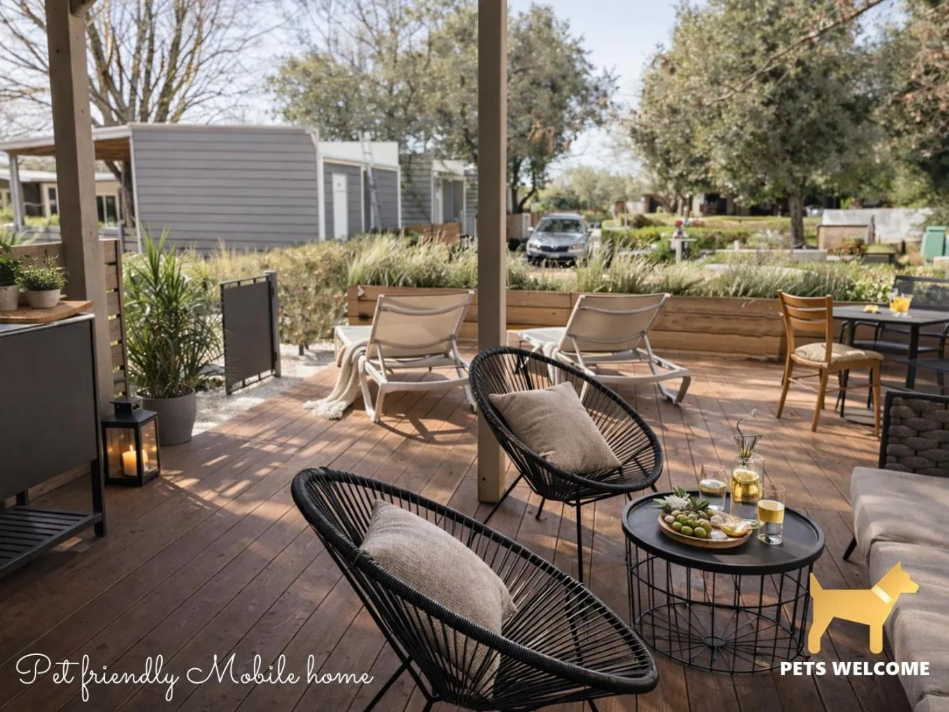 Balcony/Terrace in Boutique Mobile Homes UlikaRovinj