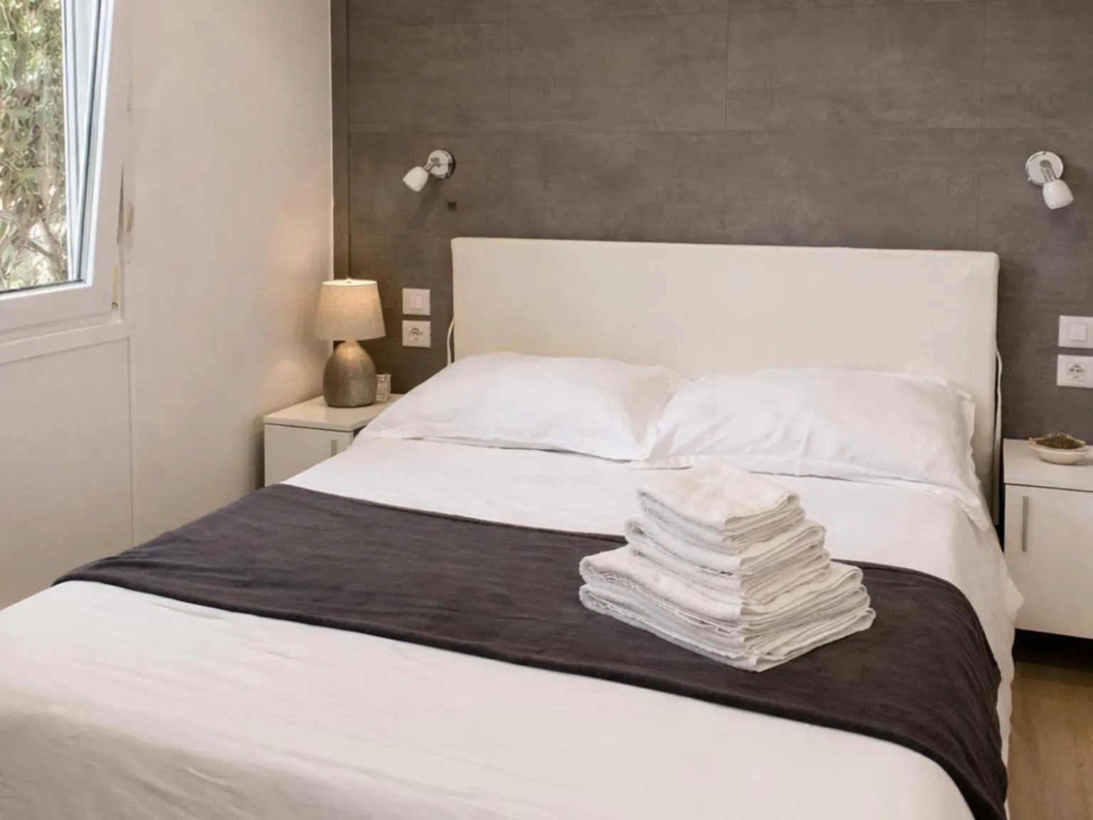 Bed in Boutique Mobile Homes UlikaRovinj