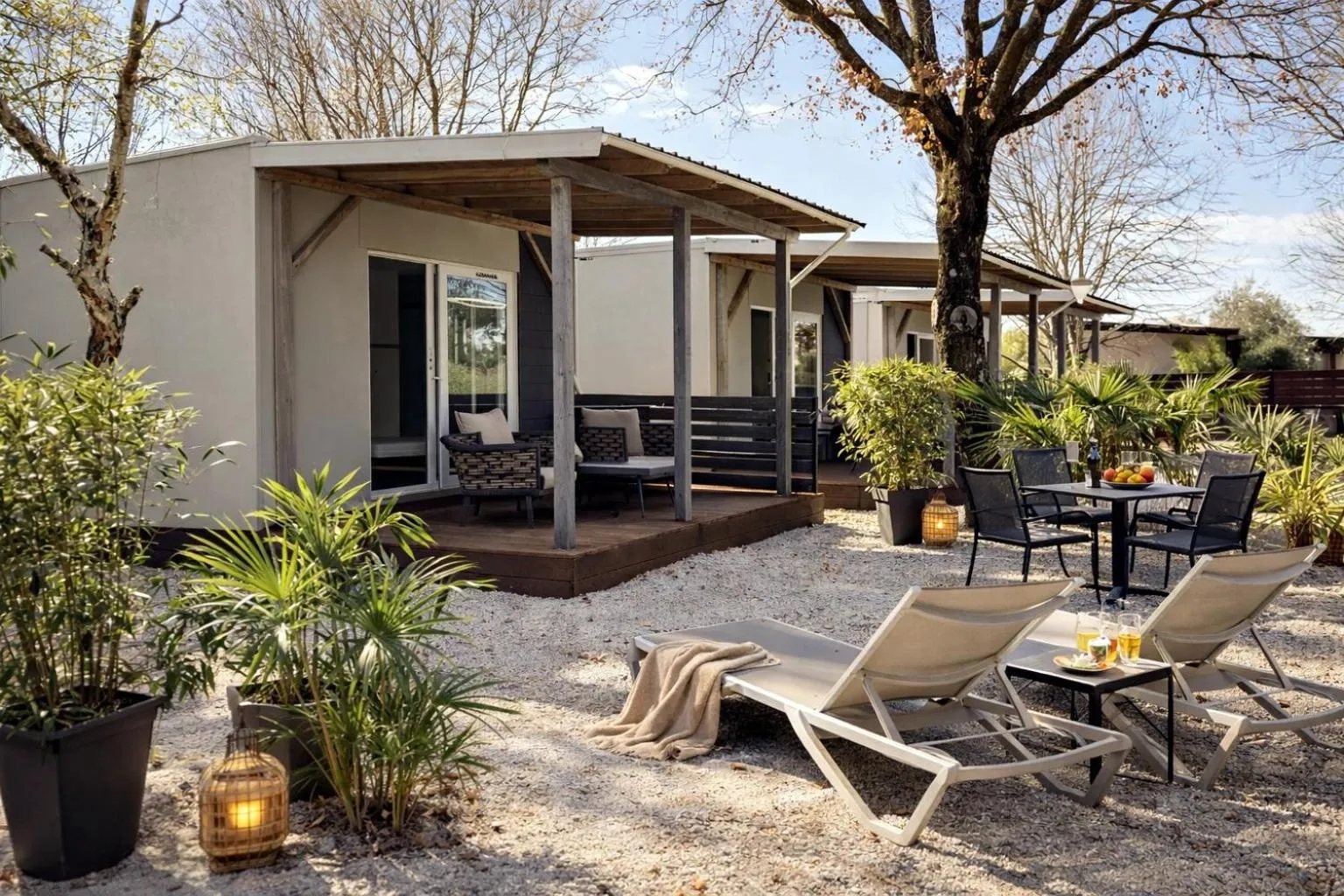 Garden in Boutique Mobile Homes UlikaRovinj