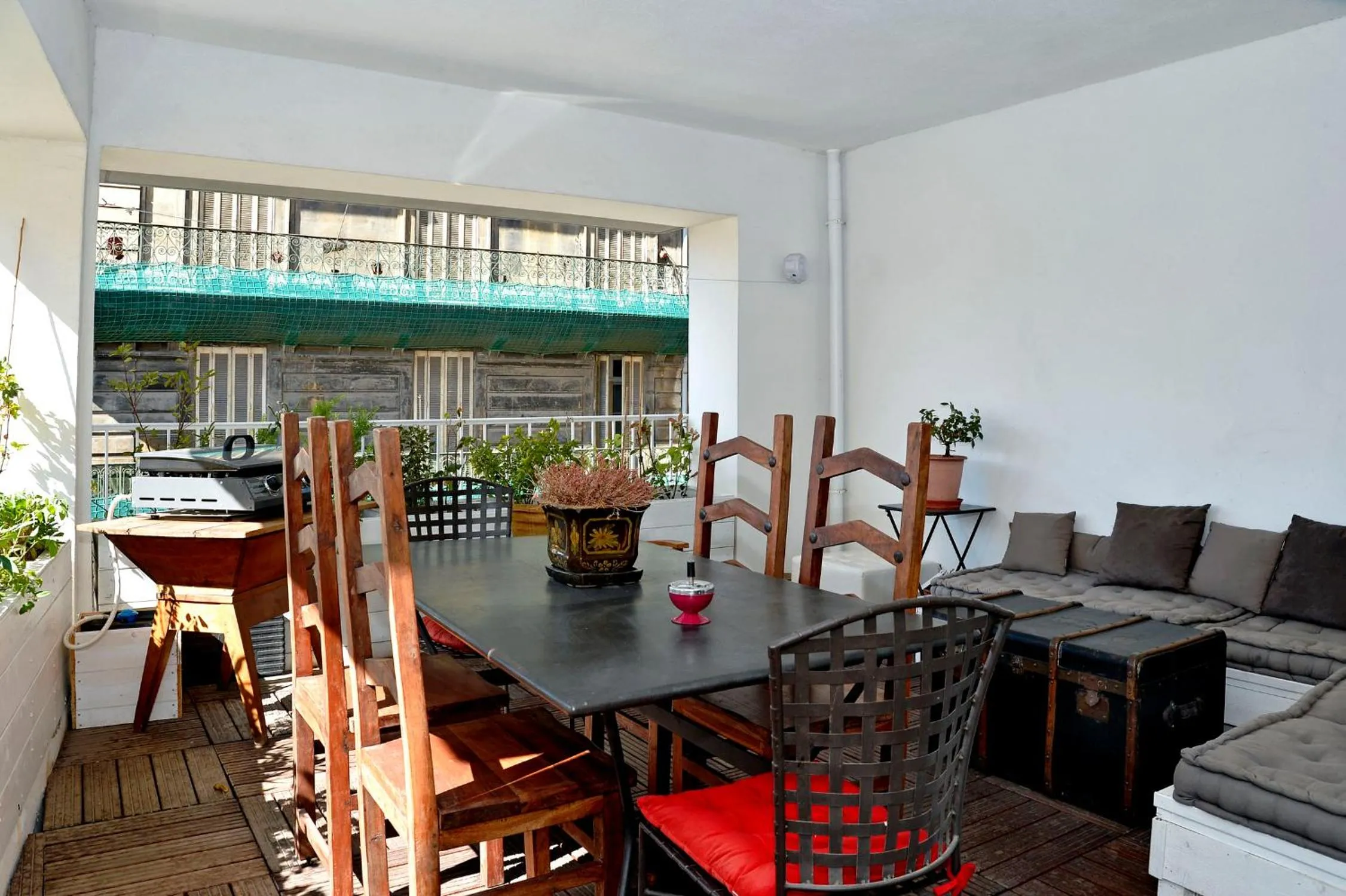 Patio in Le Phocéen Appartement Terrasse Plein centre
