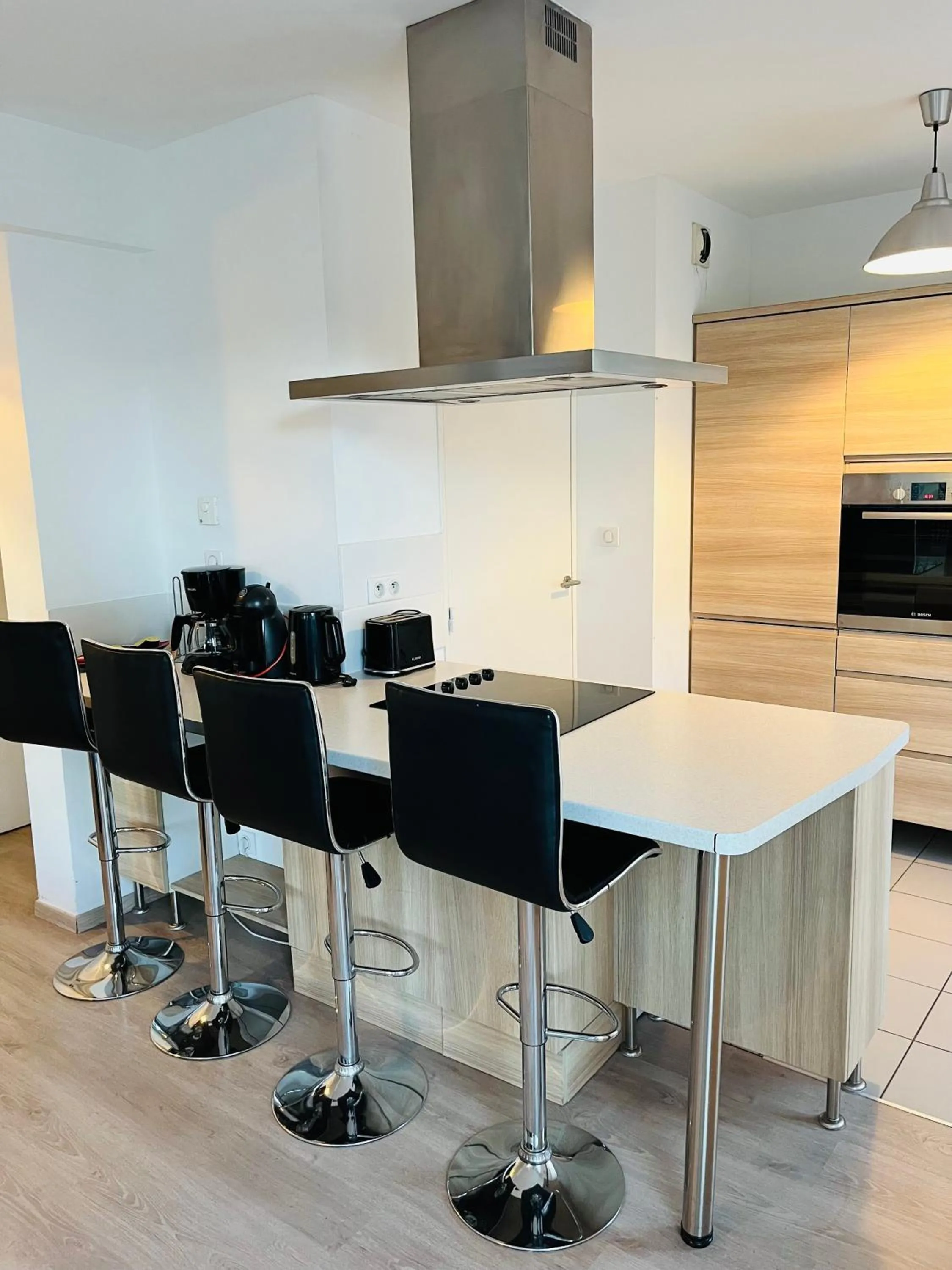 Kitchen or kitchenette in Le Phocéen Appartement Terrasse Plein centre