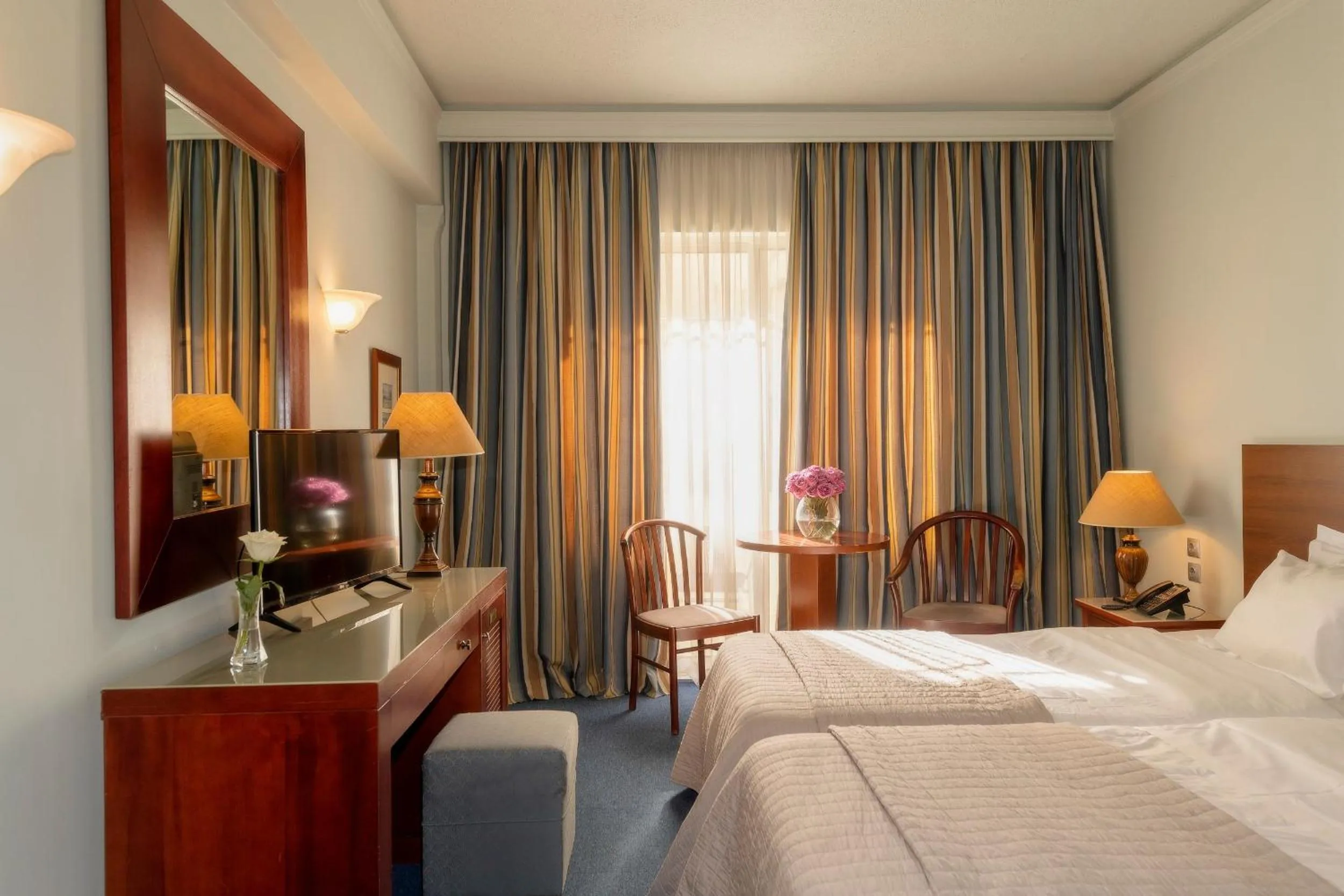 Bed in Hotel Kierion