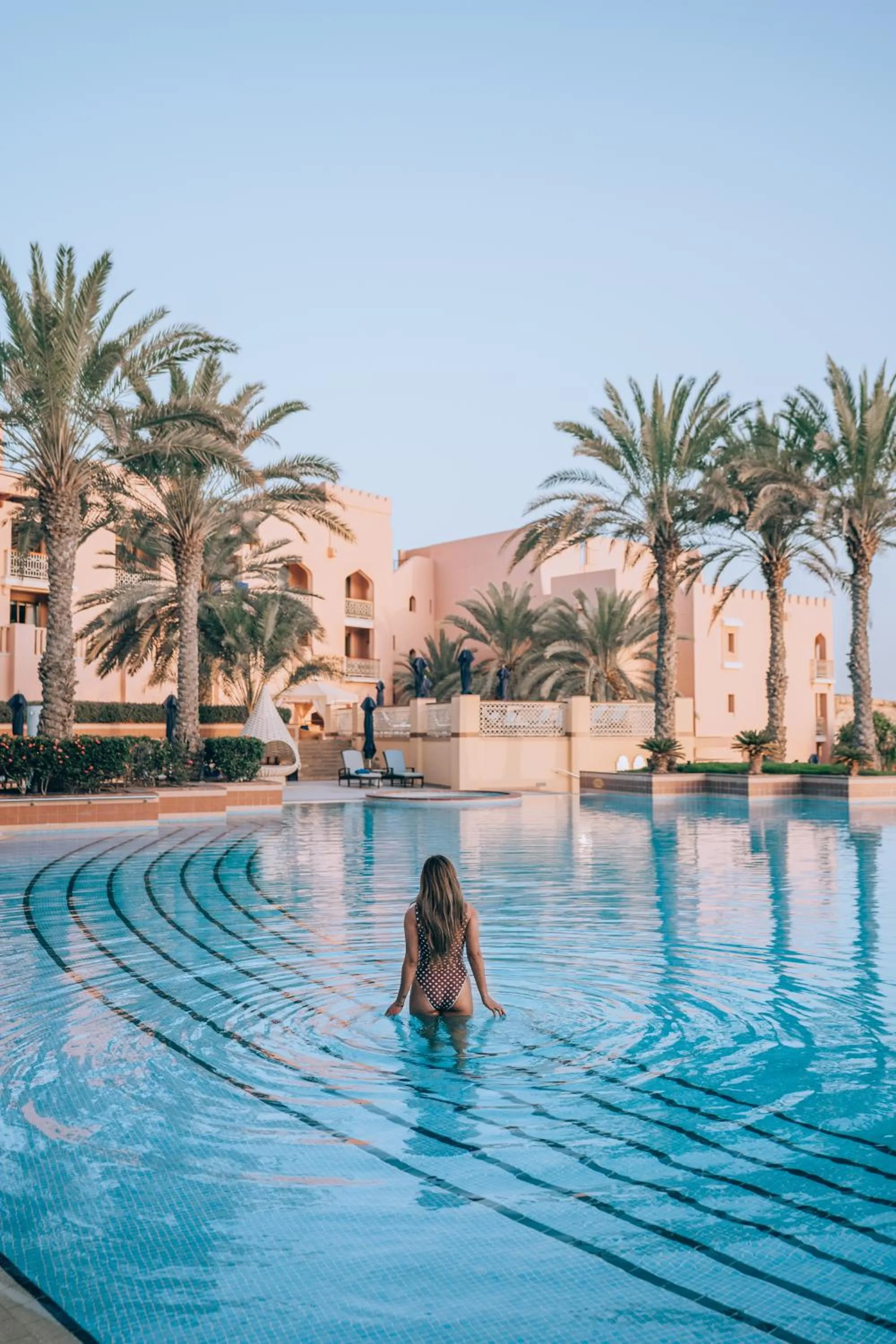 Swimming pool in Shangri-La Al Husn, Muscat - Adults Only Resort