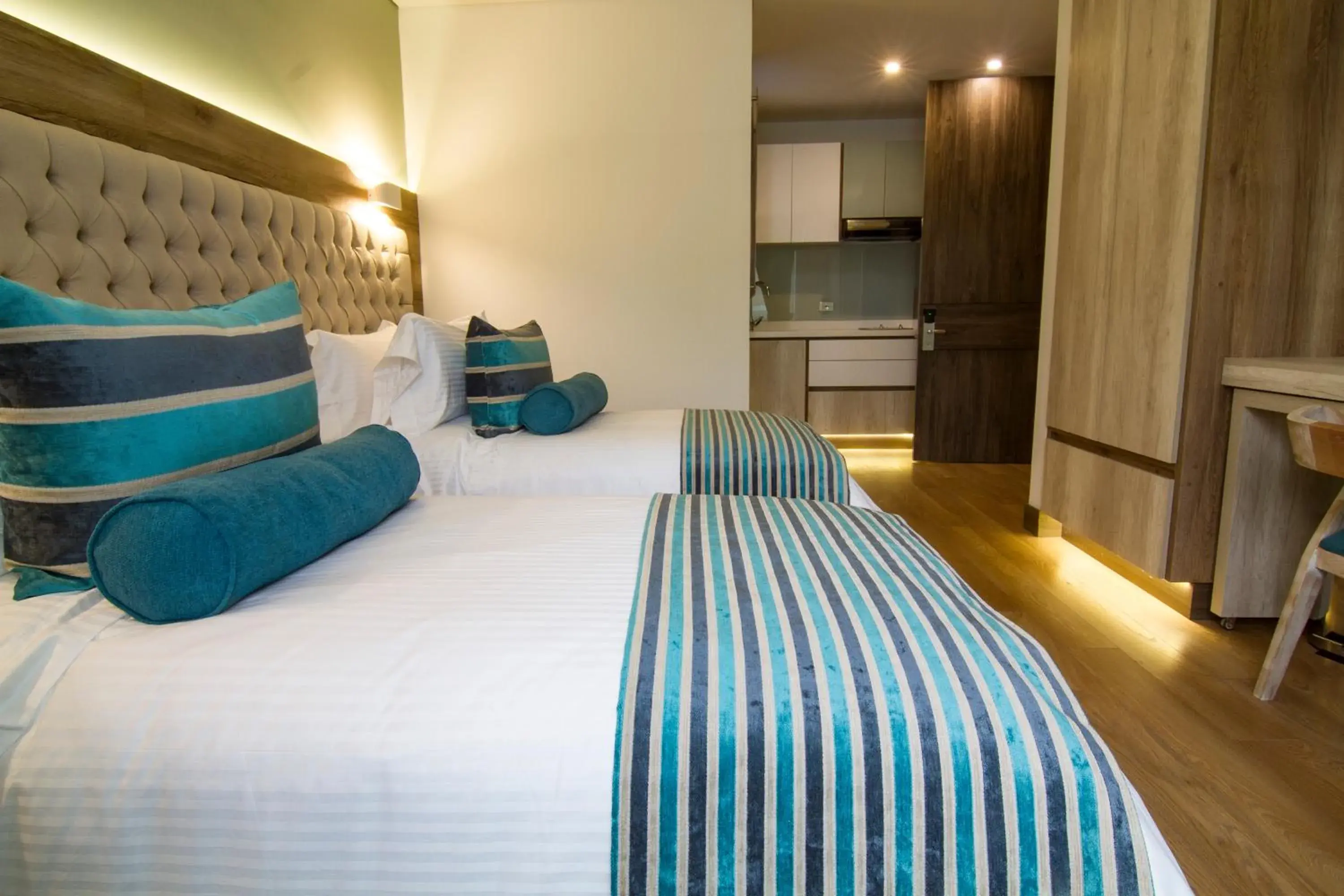 Decorative detail, Bed in De Película Hotel Decorative detail, Bed in De Película Hotel